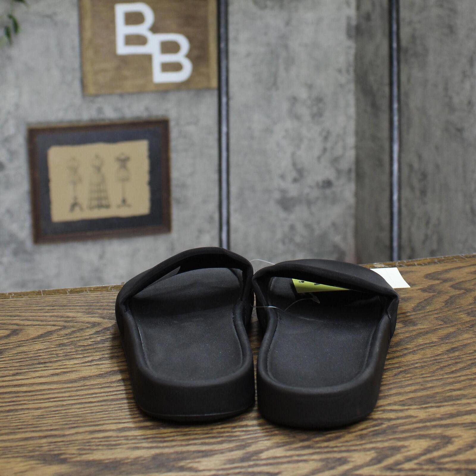 Designer NWT All In Motion Slide Sandals 89259395 Black 5M 5 M Size US 5 / IT 35 - 4 Thumbnail