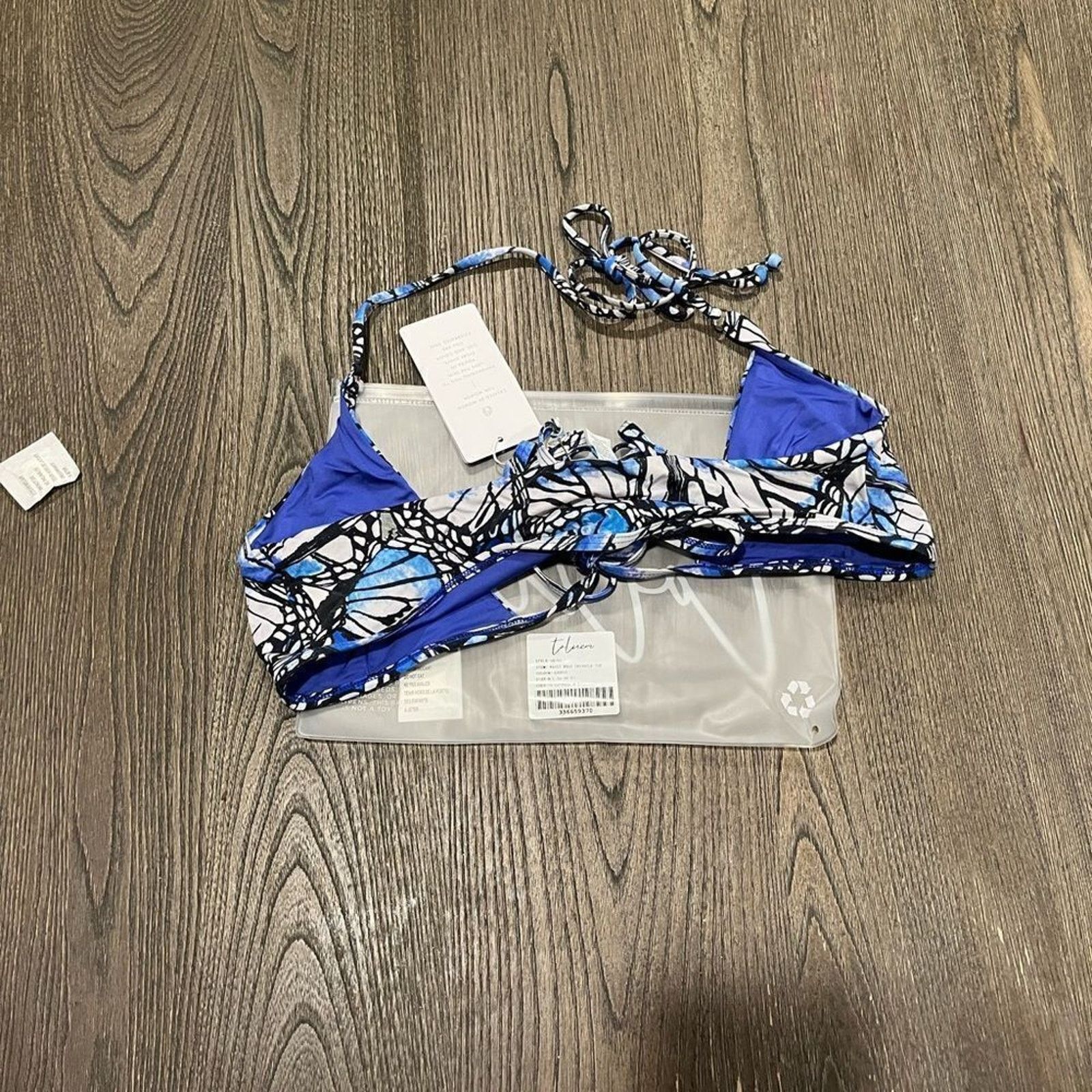Vintage NWT Toluca Amina Bikini Top Waist Wrap Triangle Adonis M/L Size M / US 6-8 / IT 42-44 - 6 Thumbnail