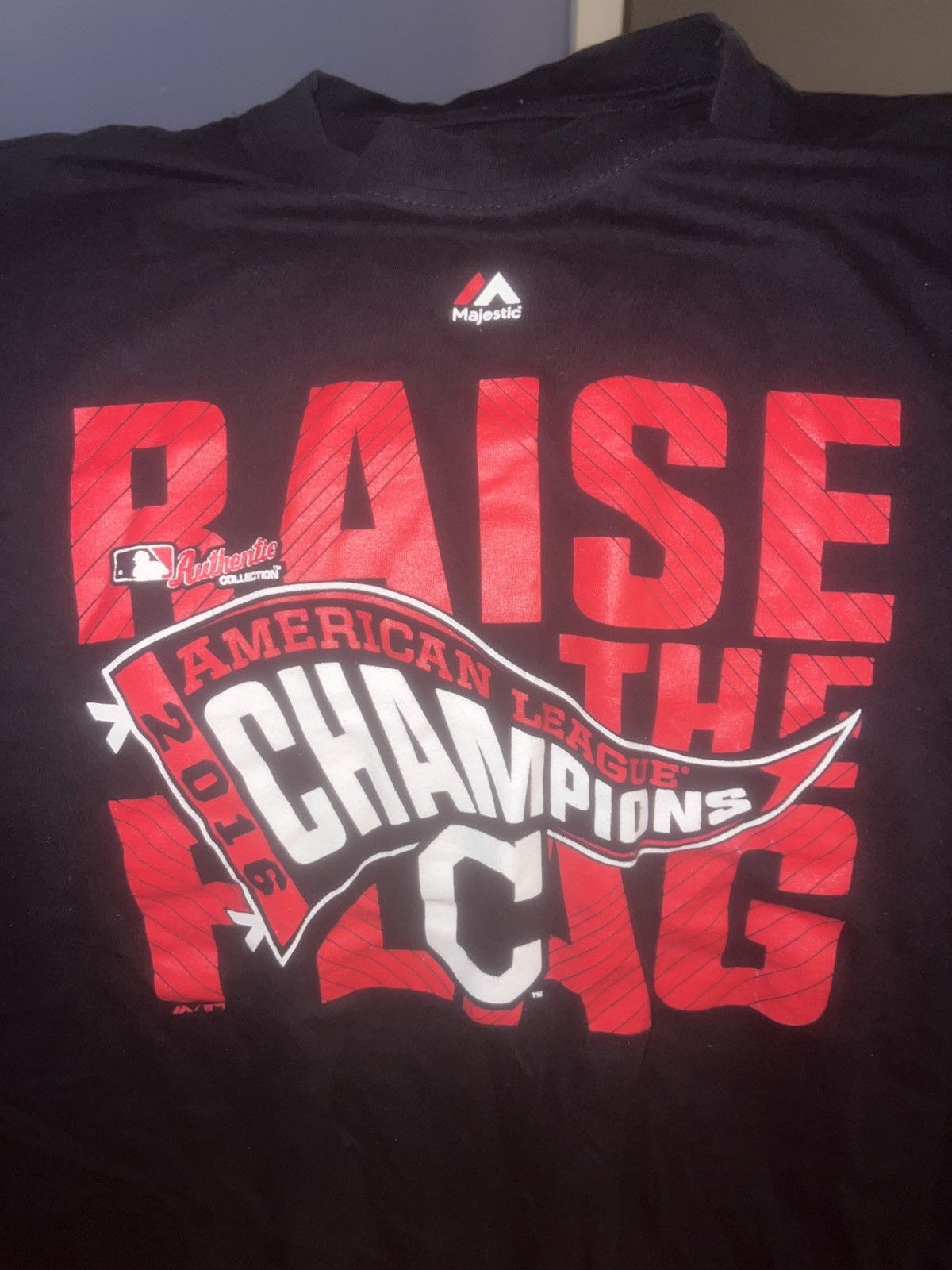 Majestic Majestic MLB Guardians 2016 AL Champs Raise The Flag Tee Size US XXL / EU 58 / 5 - 2 Thumbnail