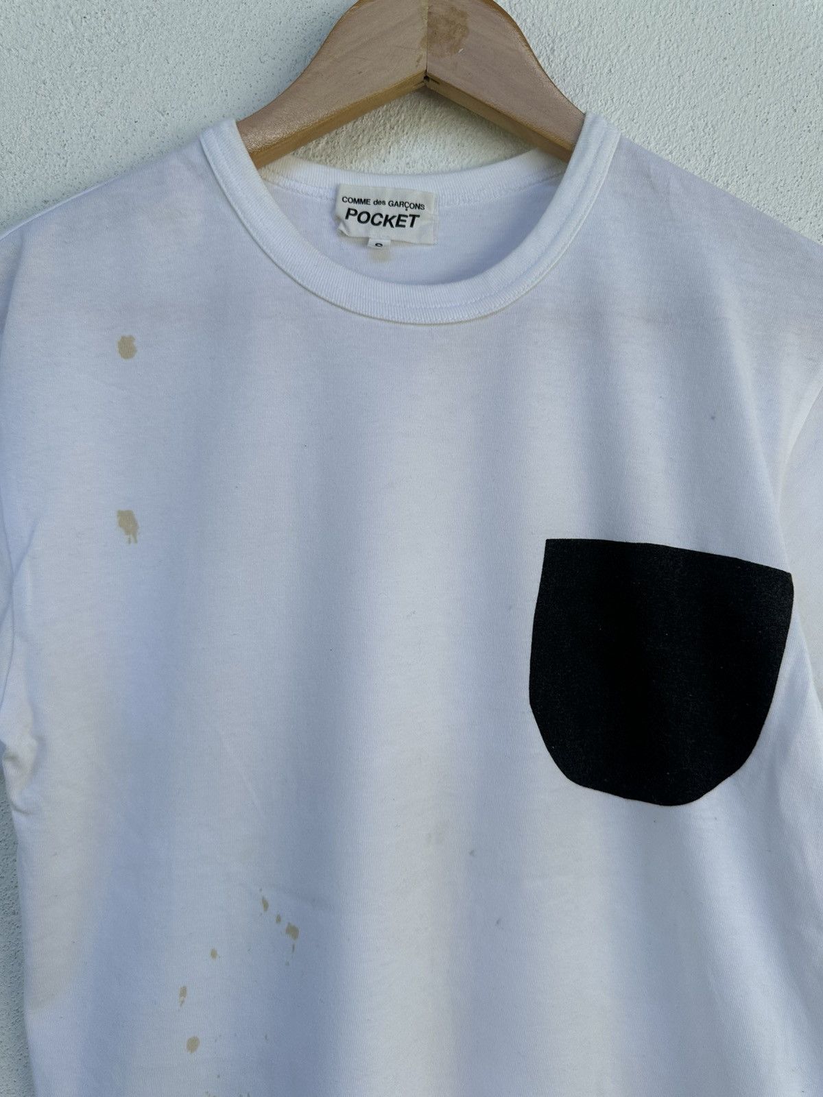 CDG by Comme des Garcons × Comme des Garcons × Junya Watanabe 2012 Comme Des Garcon Pocket Print T Shirt Size US S / EU 44-46 / 1 - 2 Thumbnail