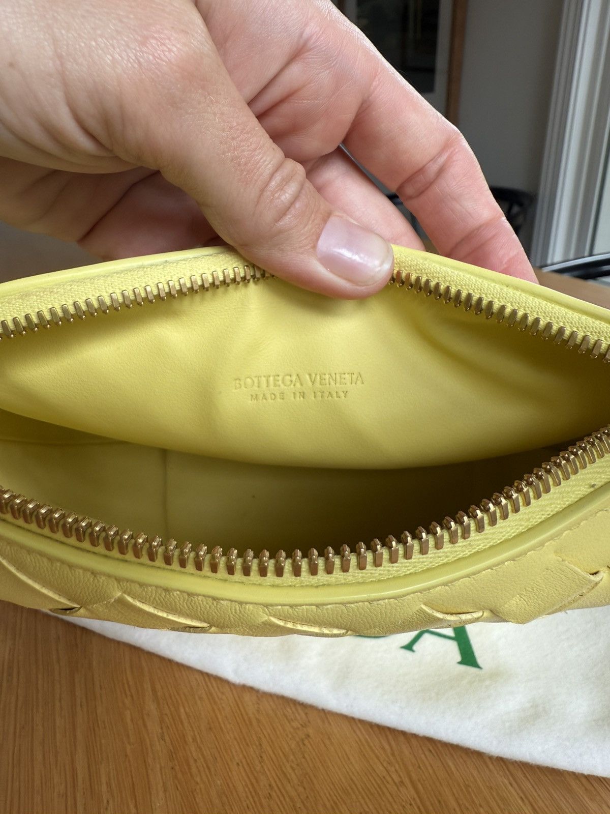 Bottega Veneta Bottega Veneta Nappa Intrecciato Mini Wallace Buttercup Size ONE SIZE - 4 Thumbnail