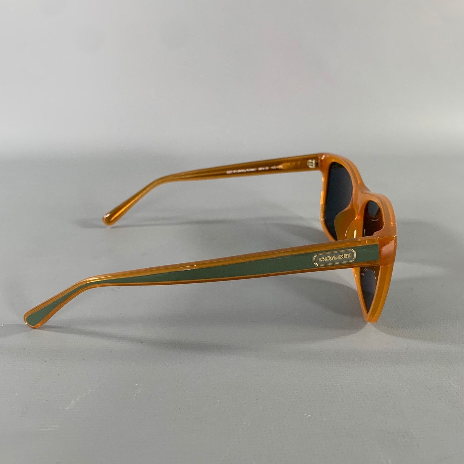 Coach COACH Brown Logo Acetate Sunglasses & Eyewear Size ONE SIZE - 2 Thumbnail