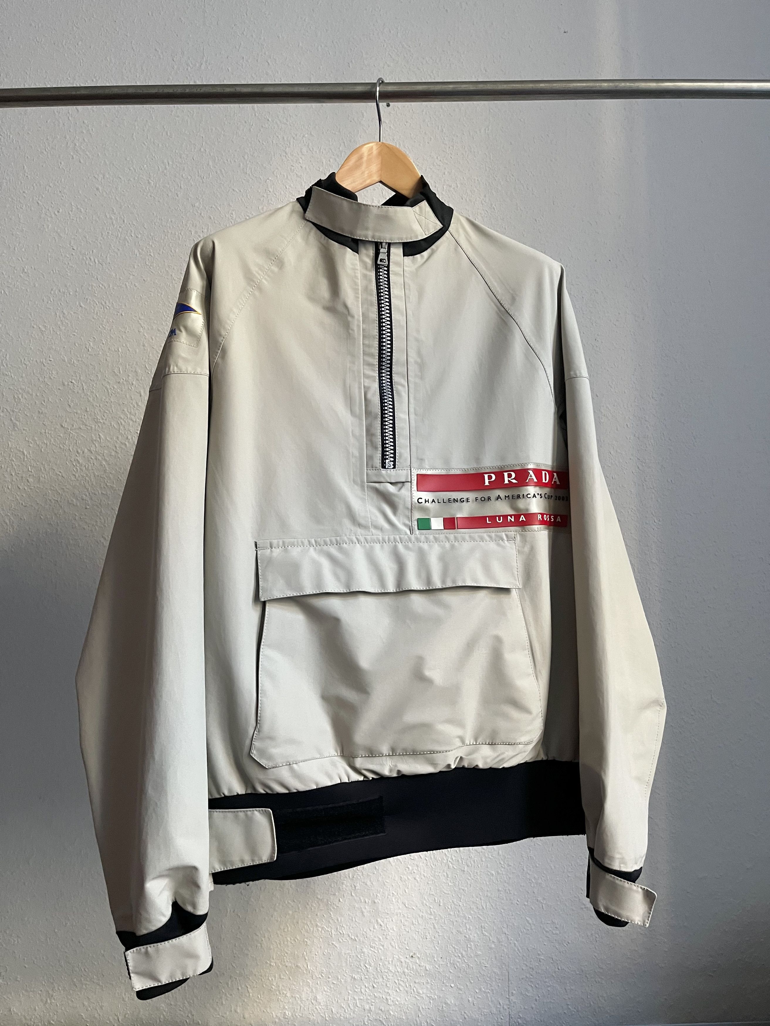 Prada 2003 Prada Luna Rossa Half Zip Sailing Jacket Size US L / EU 52-54 / 3 - 2 Thumbnail