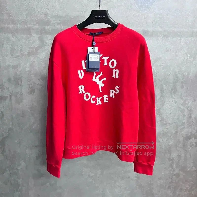 Louis Vuitton Louis Vuitton Red Cotton Mens Sweatshirt . Size US L / EU 52-54 / 3 - 1 Thumbnail
