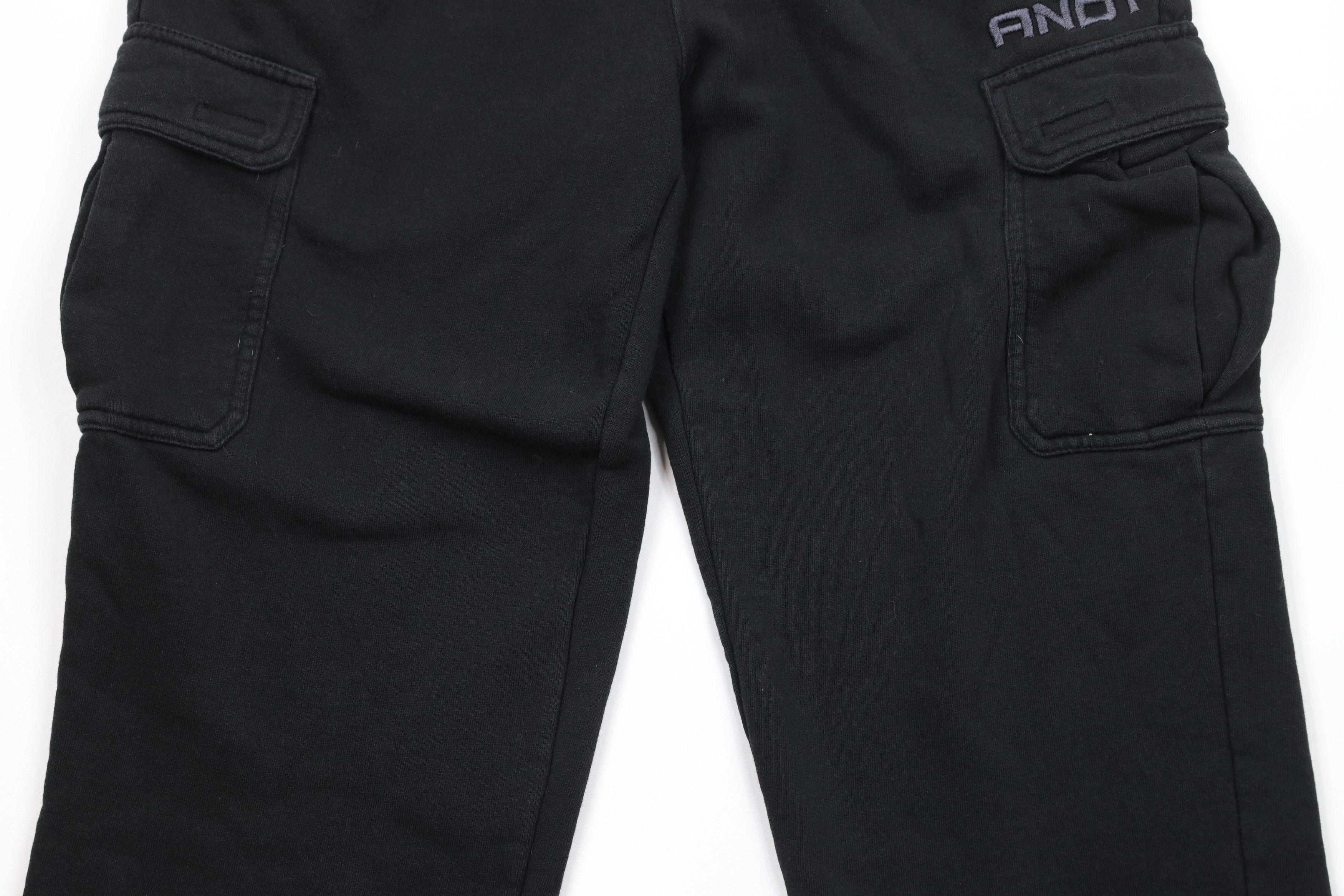 Vintage Vintage And1 And One Basketball Leg Cargo Sweatpants Black Size US 34 / EU 50 - 3 Thumbnail