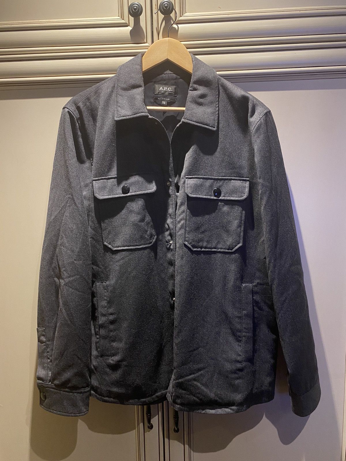 A.P.C. Quilt Lined A.P.C. Shirt Jacket Size US M / EU 48-50 / 2 - 5 Thumbnail