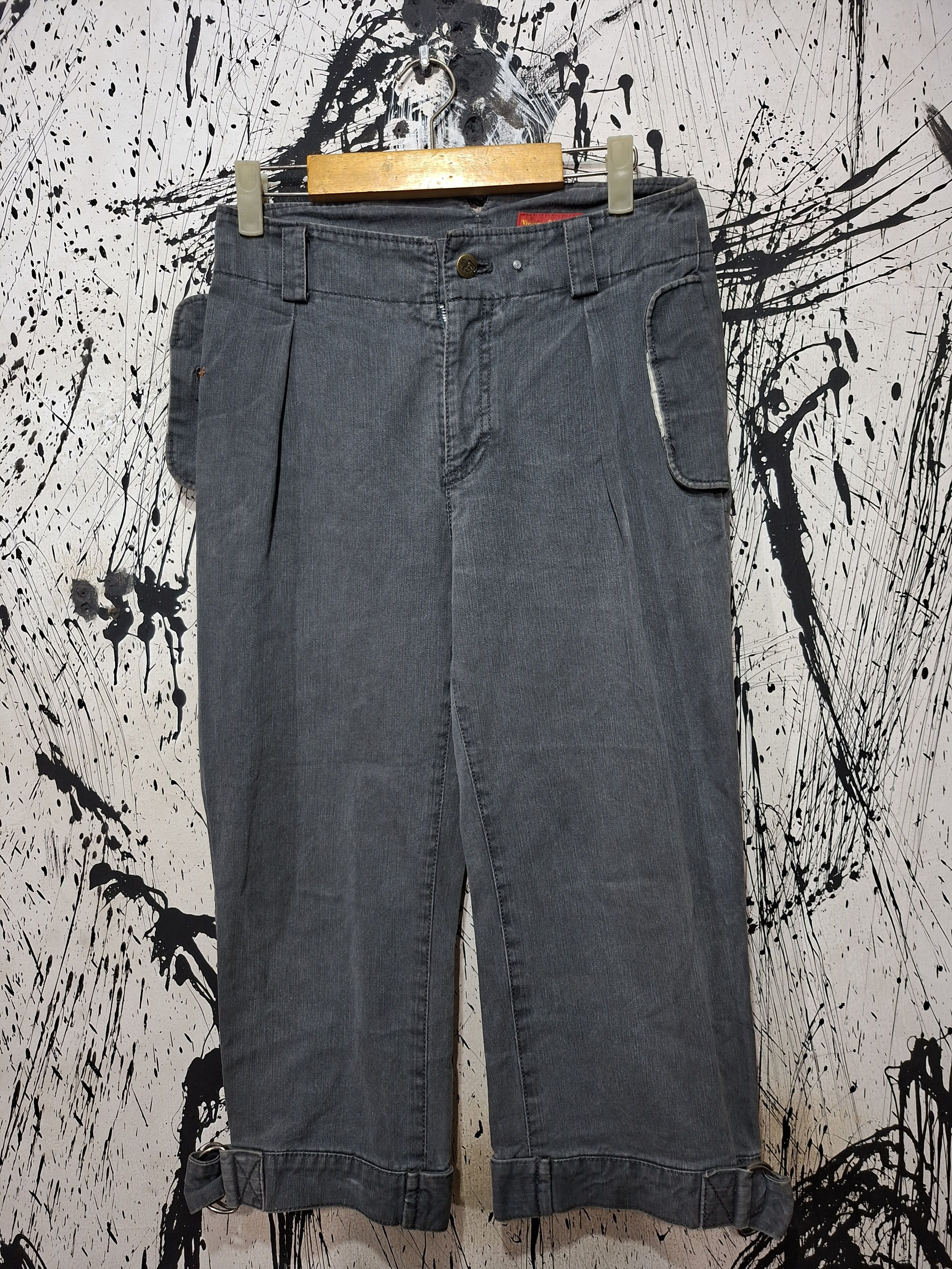 Vivienne Westwood VIVIENNE WESTWOOD RED LABEL SS 2007 WIDE-LEG PANTS Size 30" / US 8 / IT 44 - 1 Thumbnail