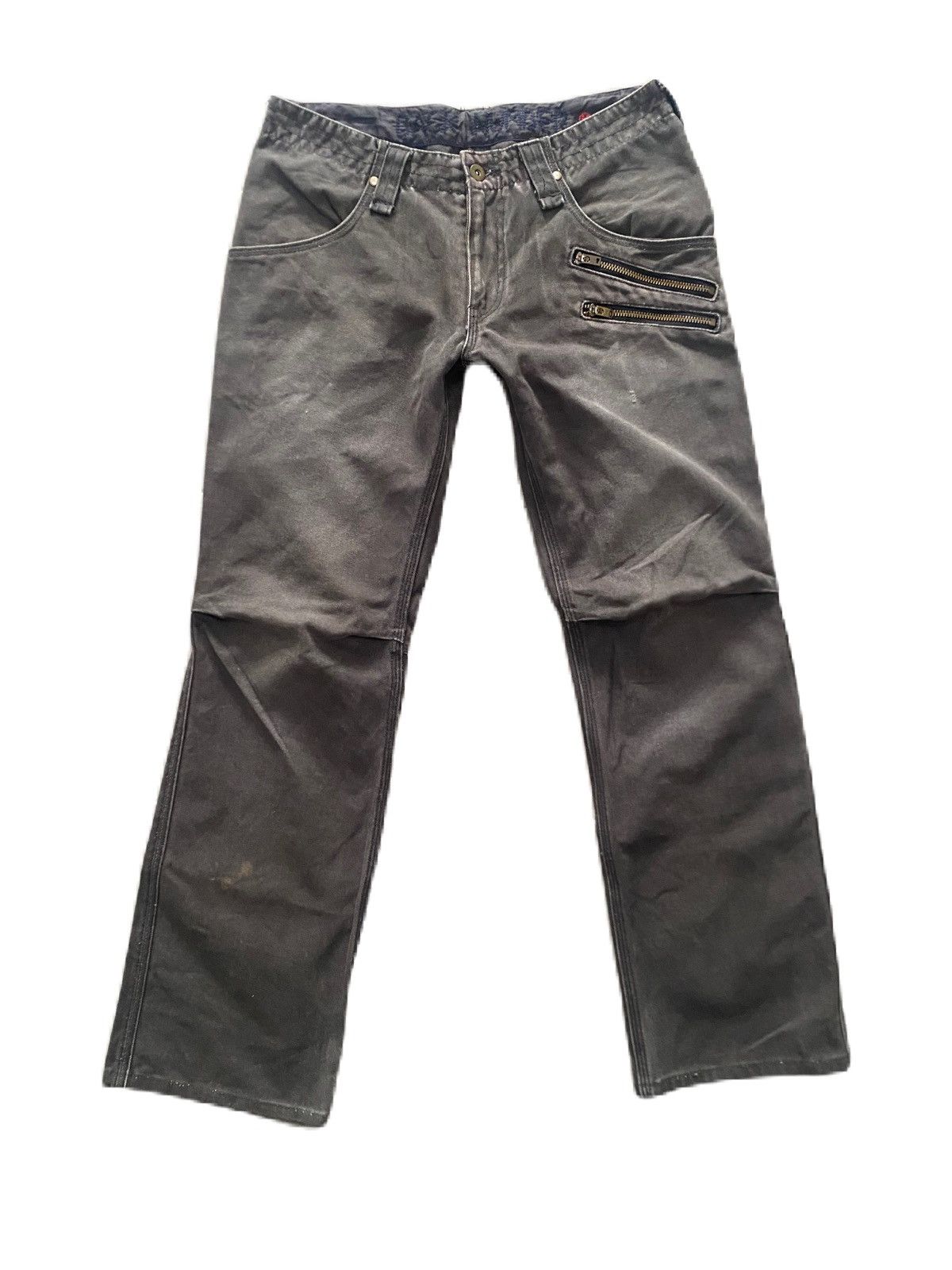Japanese Brand JAPANESE BRAND BACK NUMBER DUCK CANVAS PANTS WORK WEAR STYLE Size US 30 / EU 46 - 1 Thumbnail