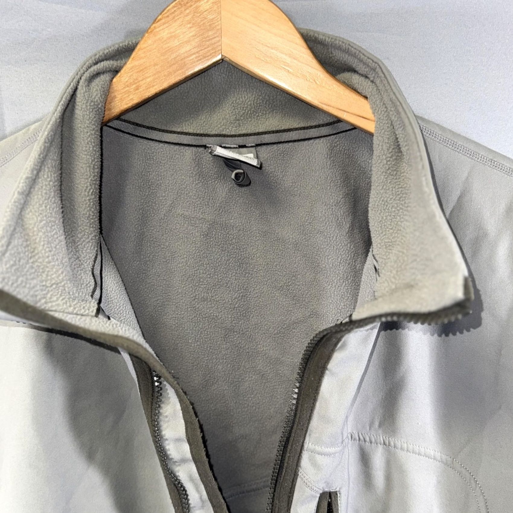 Nike Nike Therma-Jacket Mens 2XL Gray Full Zip Softshell Lined Athletic Pocketed Fleece Therma-FIT Size US XXL / EU 58 / 5 - 4 Thumbnail