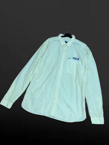 Lacoste Lacoste Men's Button Up Casual Shirt Logo Size US XL / EU 56 / 4 - 1 Thumbnail