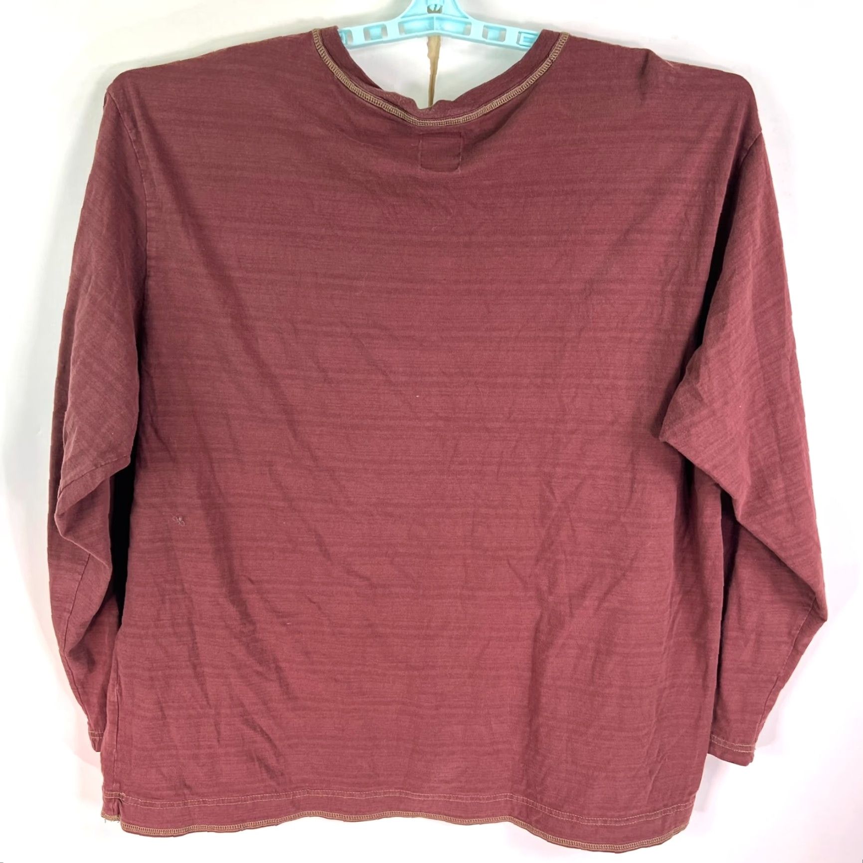 Vintage RedHead Striped Long Sleeve Shirt Mens 2XL Maroon Cotton Outdoor Sports Size US XXL / EU 58 / 5 - 5 Thumbnail