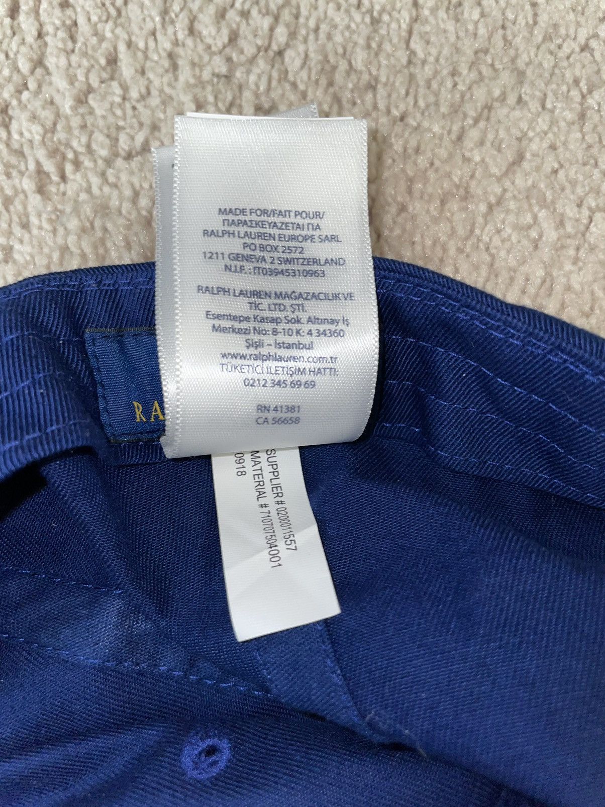 Polo Ralph Lauren Polo Ralph Lauren Big Pony Chino Ball Cap Size ONE SIZE - 7 Thumbnail