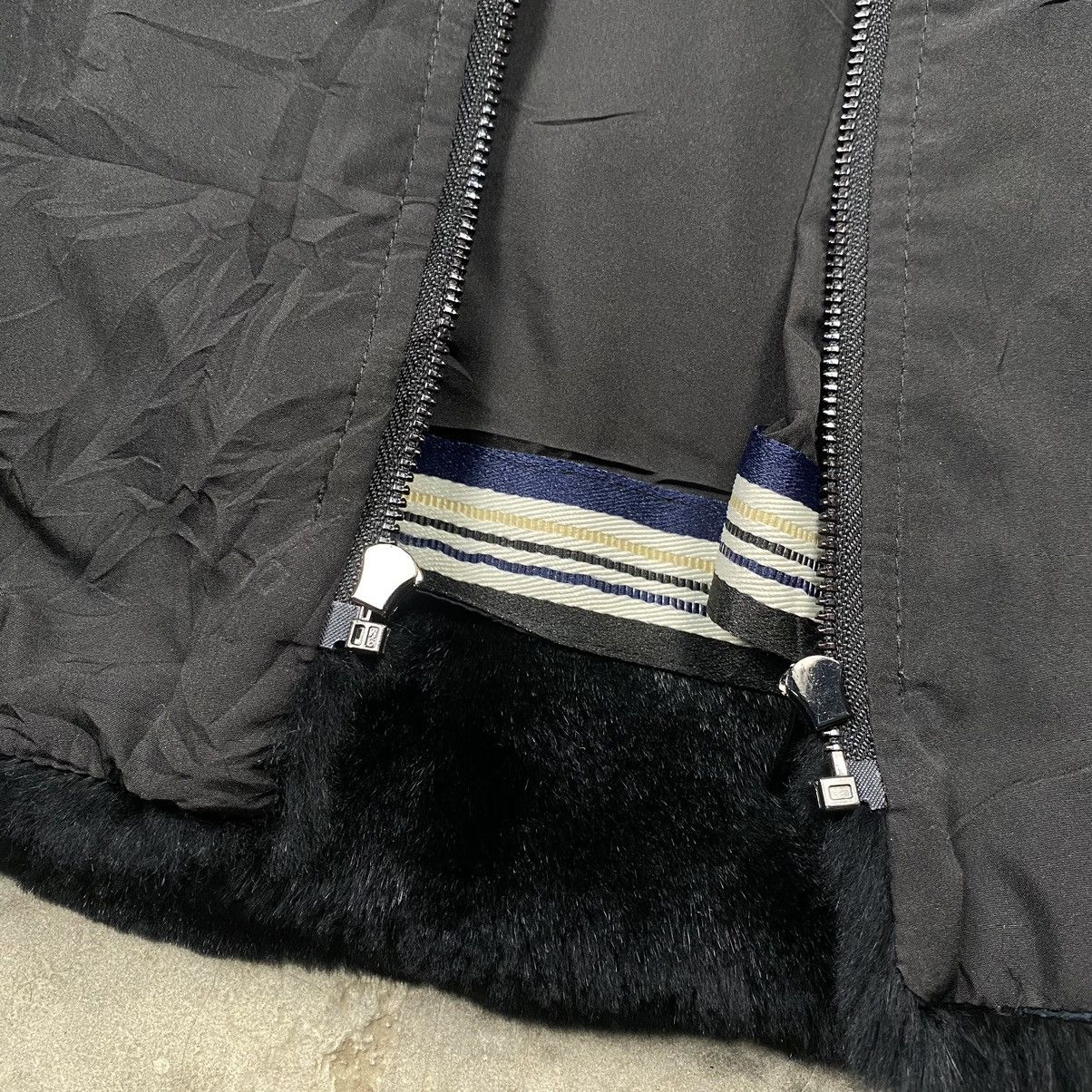 If Six Was Nine × Japanese Brand × Le Grande Bleu (L.G.B.) Faux Fur Bondage Zipless Crop Bomber Jacket Size M / US 6-8 / IT 42-44 - 4 Thumbnail