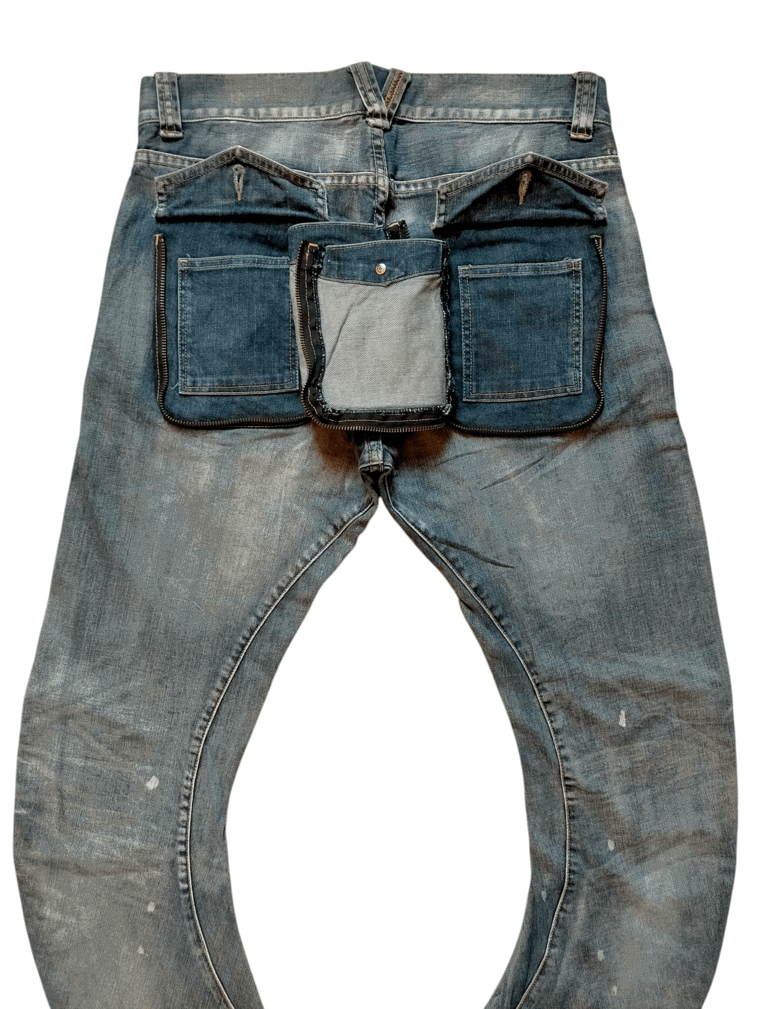 PPFM PPFM Japan Curve Paint Denim Size US 33 - 5 Thumbnail