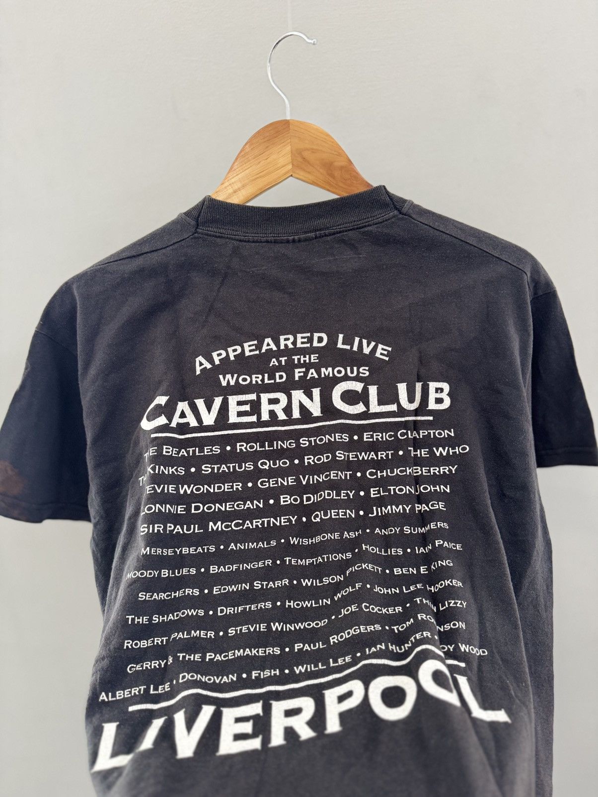 Band Tees × Vintage The Beatles T-shirt live at the Cavern Liverpool 90s Size US M / EU 48-50 / 2 - 10 Thumbnail