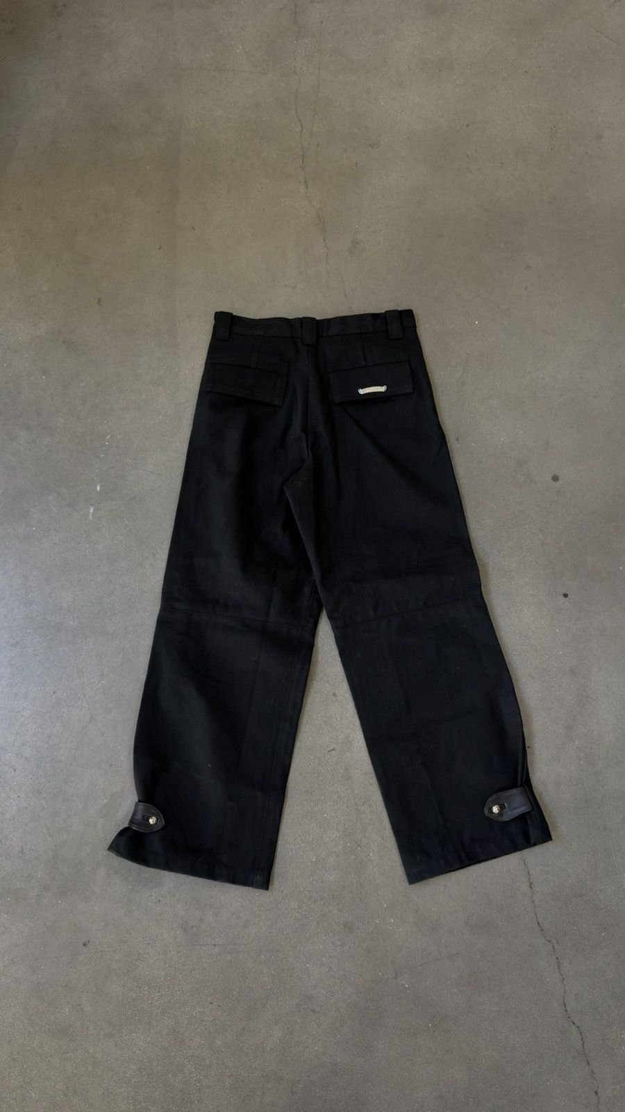 Chrome Hearts RARE! Chrome Hearts Street Sweeper Denim Pants Black Size US 31 - 2 Thumbnail
