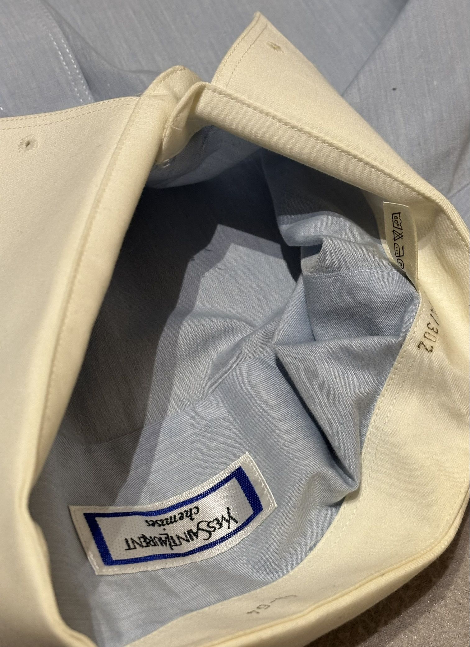 Yves Saint Laurent Yves Saint Laurent shirt size 44 Size US XXL / EU 58 / 5 - 18 Thumbnail