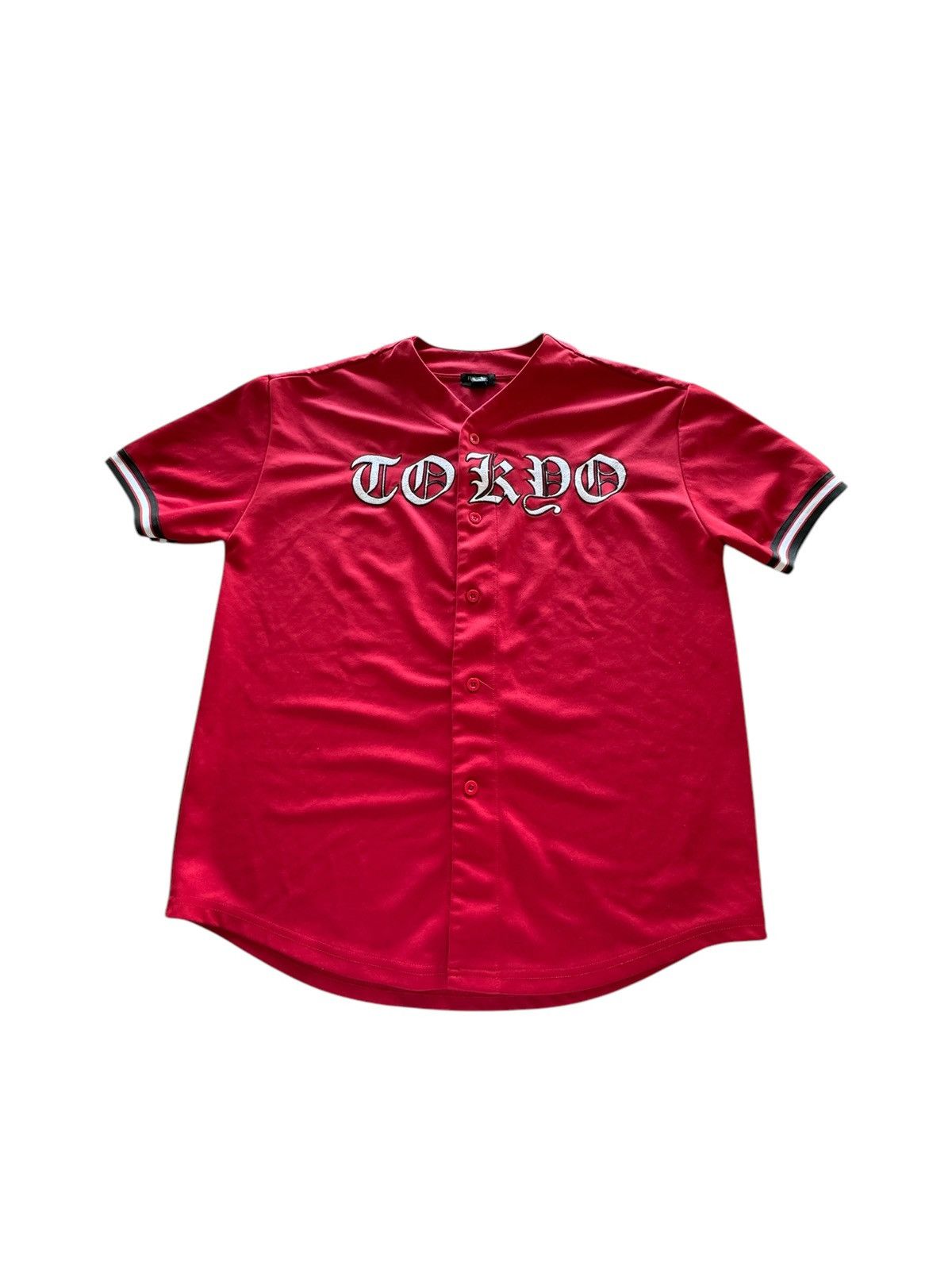 Forever 21 Embroidered Forever 21 ‘Tokyo’ Red and Black Jersey Size US M / EU 48-50 / 2 - 1 Thumbnail
