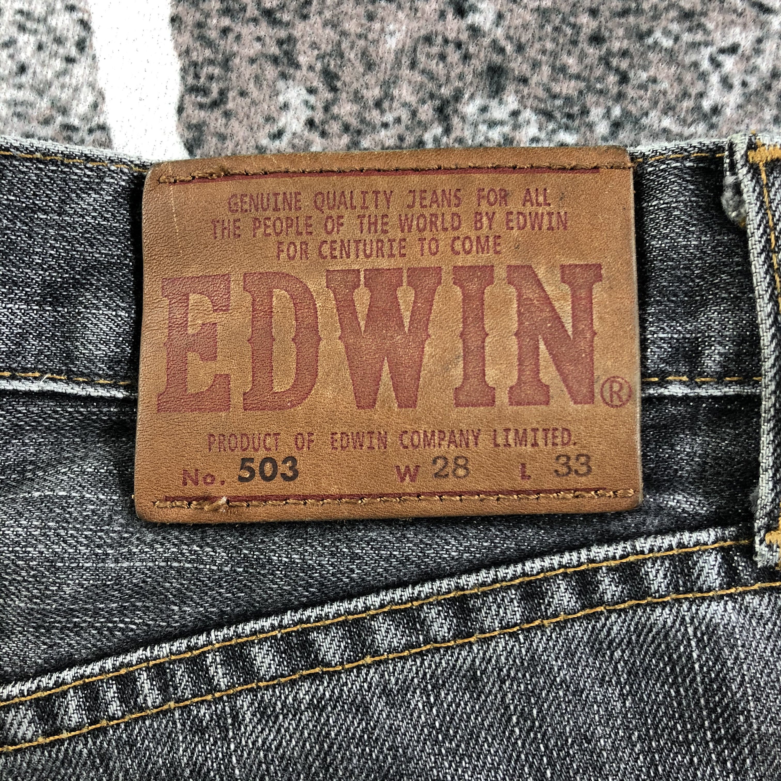 Edwin Vintage Edwin 503 Jeans Faded Gray Denim KJ1747 Size US 28 / EU 44 - 5 Thumbnail
