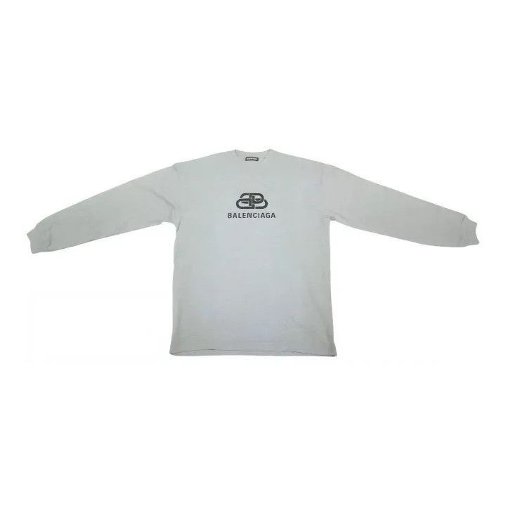 Balenciaga Balenciaga Balenciaga FW22 Logo Long Sleeve TShirt -2507 Size US L / EU 52-54 / 3 - 1 Thumbnail
