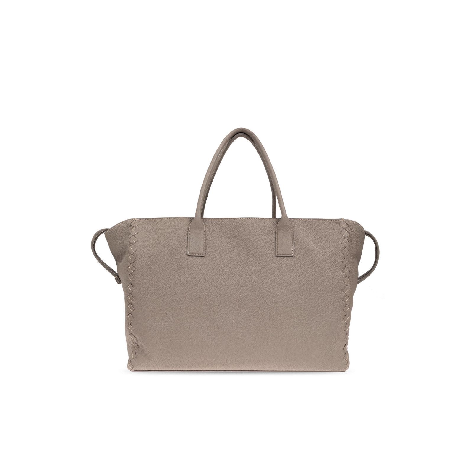 Bottega Veneta BOTTEGA VENETA Cabat Large Gray Leather Tote Bag New And Aut Size ONE SIZE - 2 Thumbnail