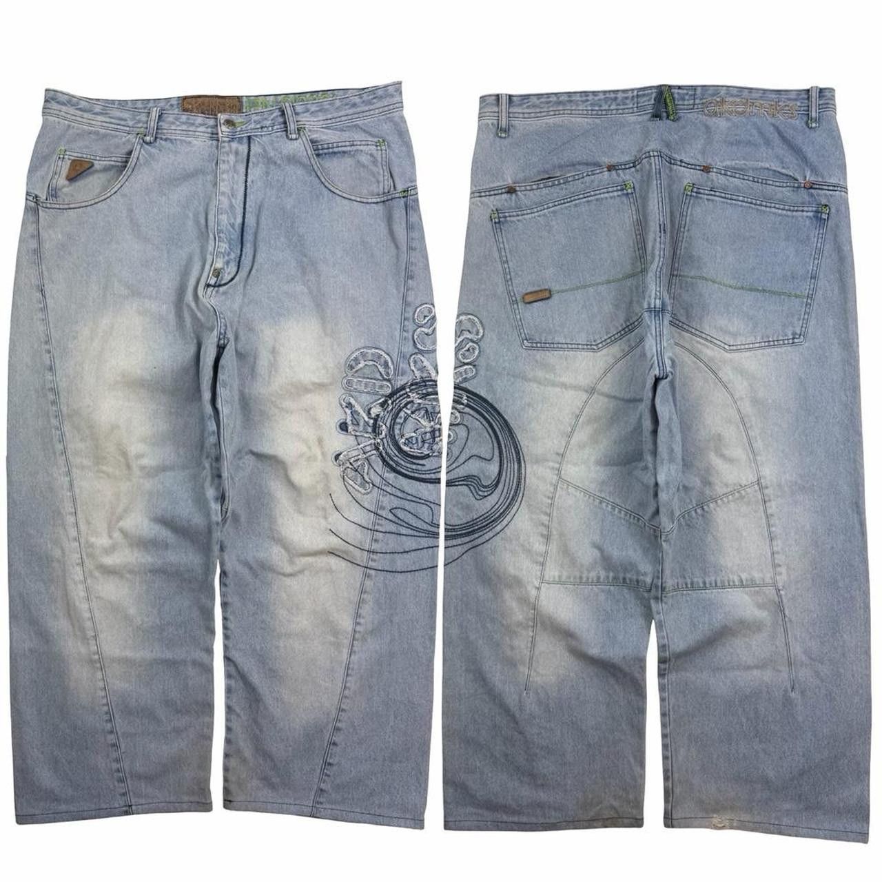 Akademiks Vintage Akademiks Embroidered Baggy Denim Jeans - Waist: 40 Size US 40 / EU 56 - 1 Thumbnail