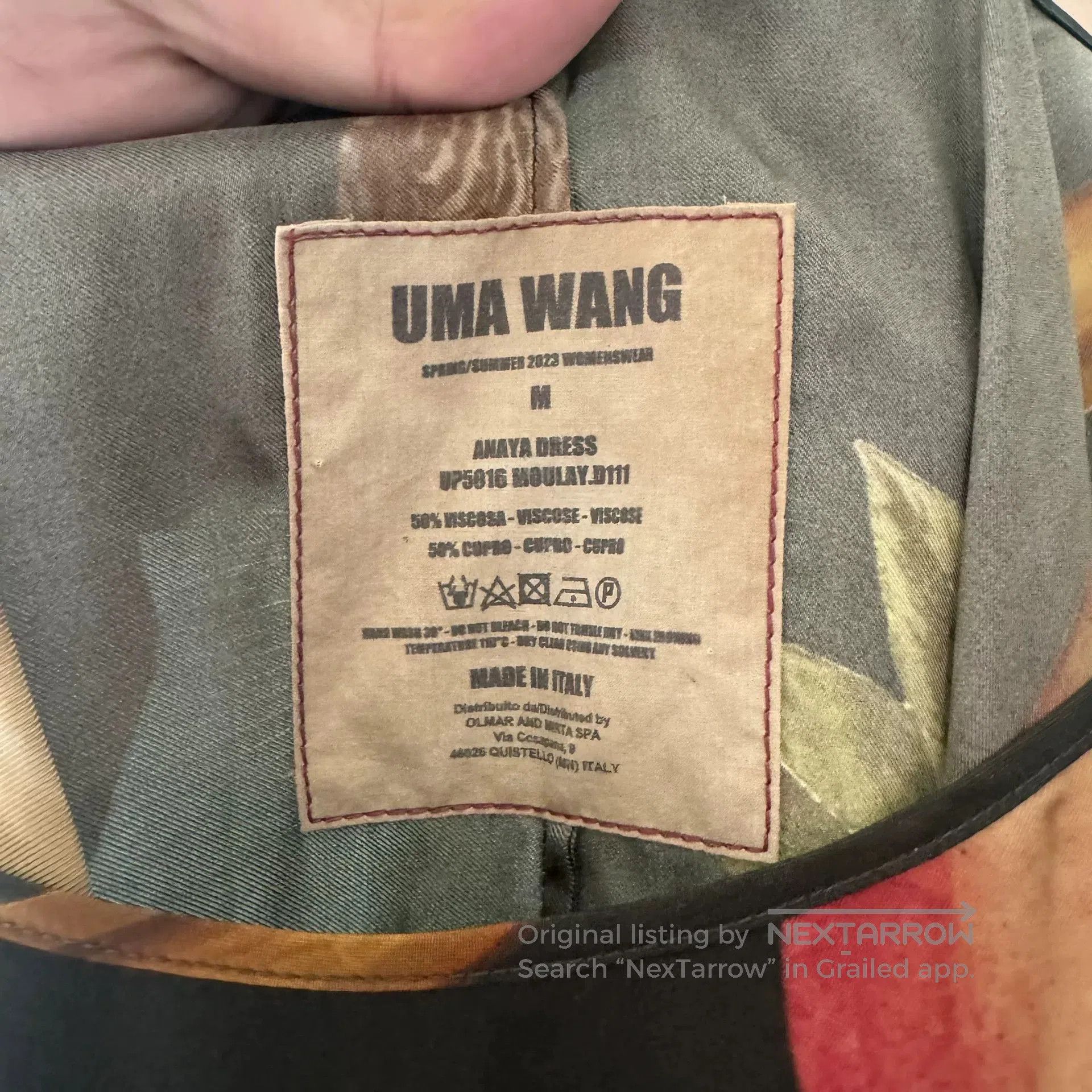 Uma Wang UMA WANG Fruit Print Camisole Dress. Size M / US 6-8 / IT 42-44 - 3 Thumbnail