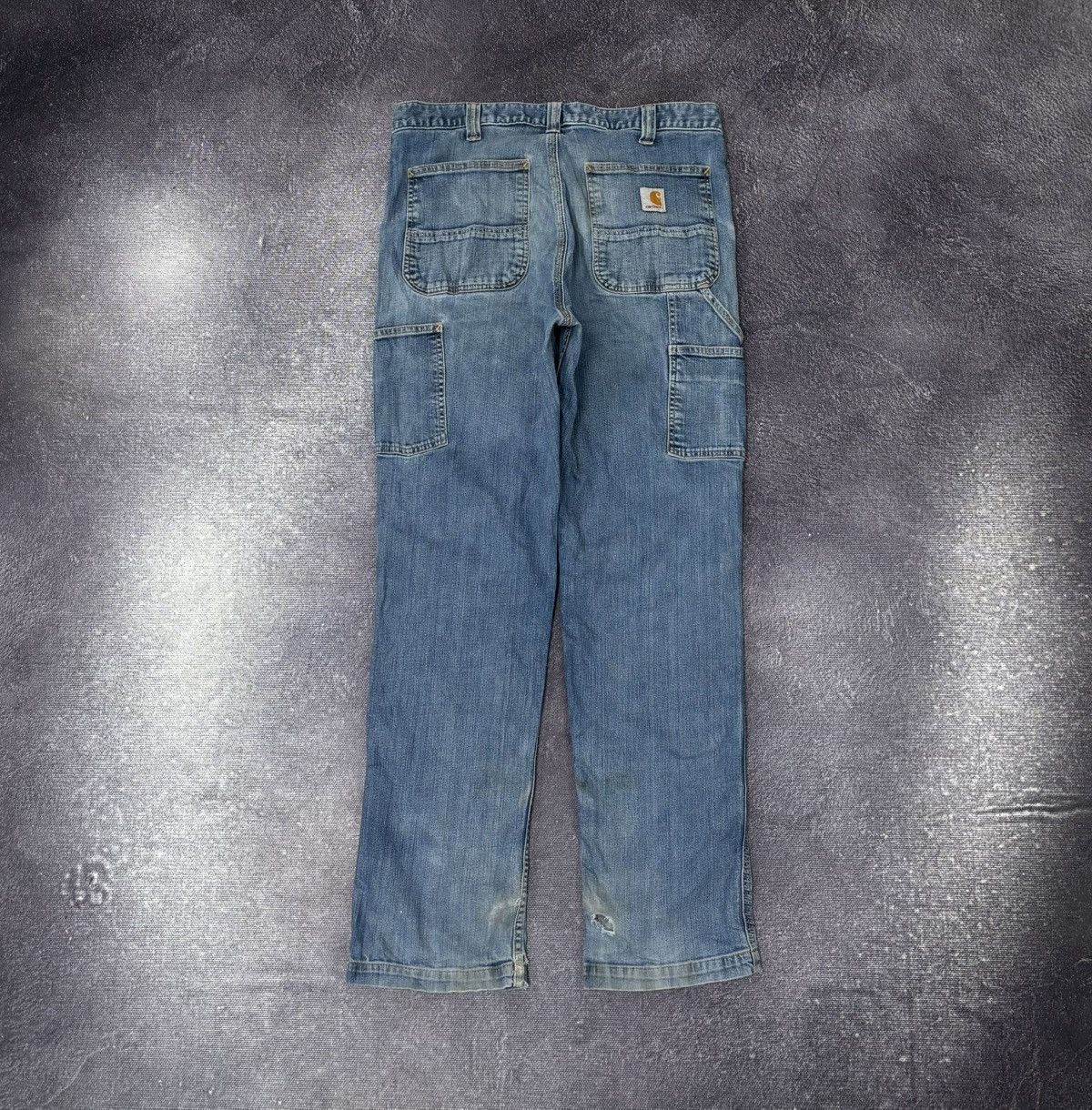 Carhartt Vintage Carhartt Faded Light Blue Relaxed Fit Denim Jeans Size US 34 / EU 50 - 1 Thumbnail