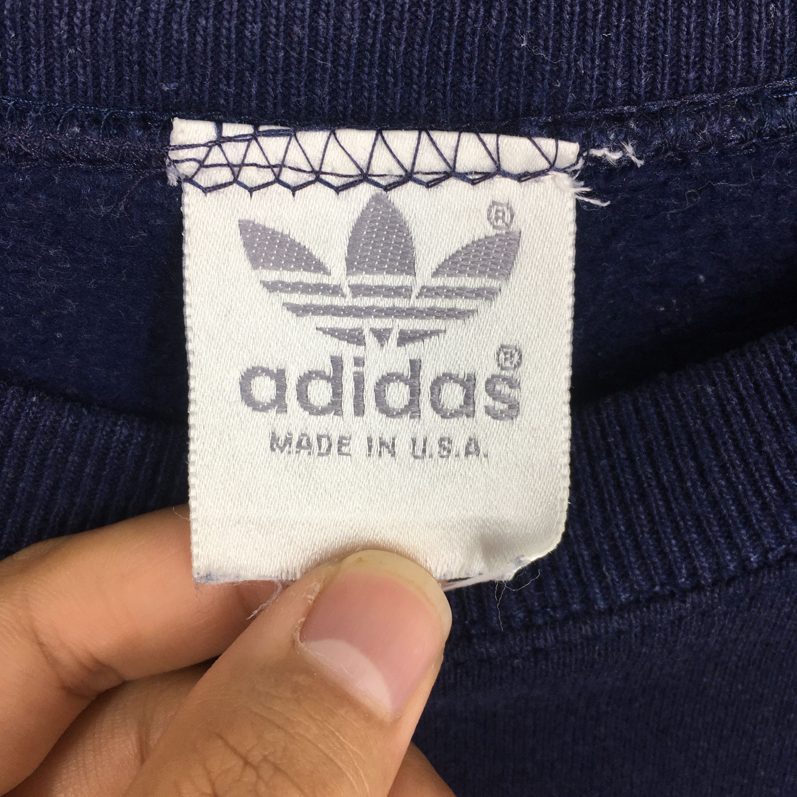 Adidas Vintage 90s Adidas Trefoil Big Logo Sweatshirt Large Size US L / EU 52-54 / 3 - 5 Thumbnail