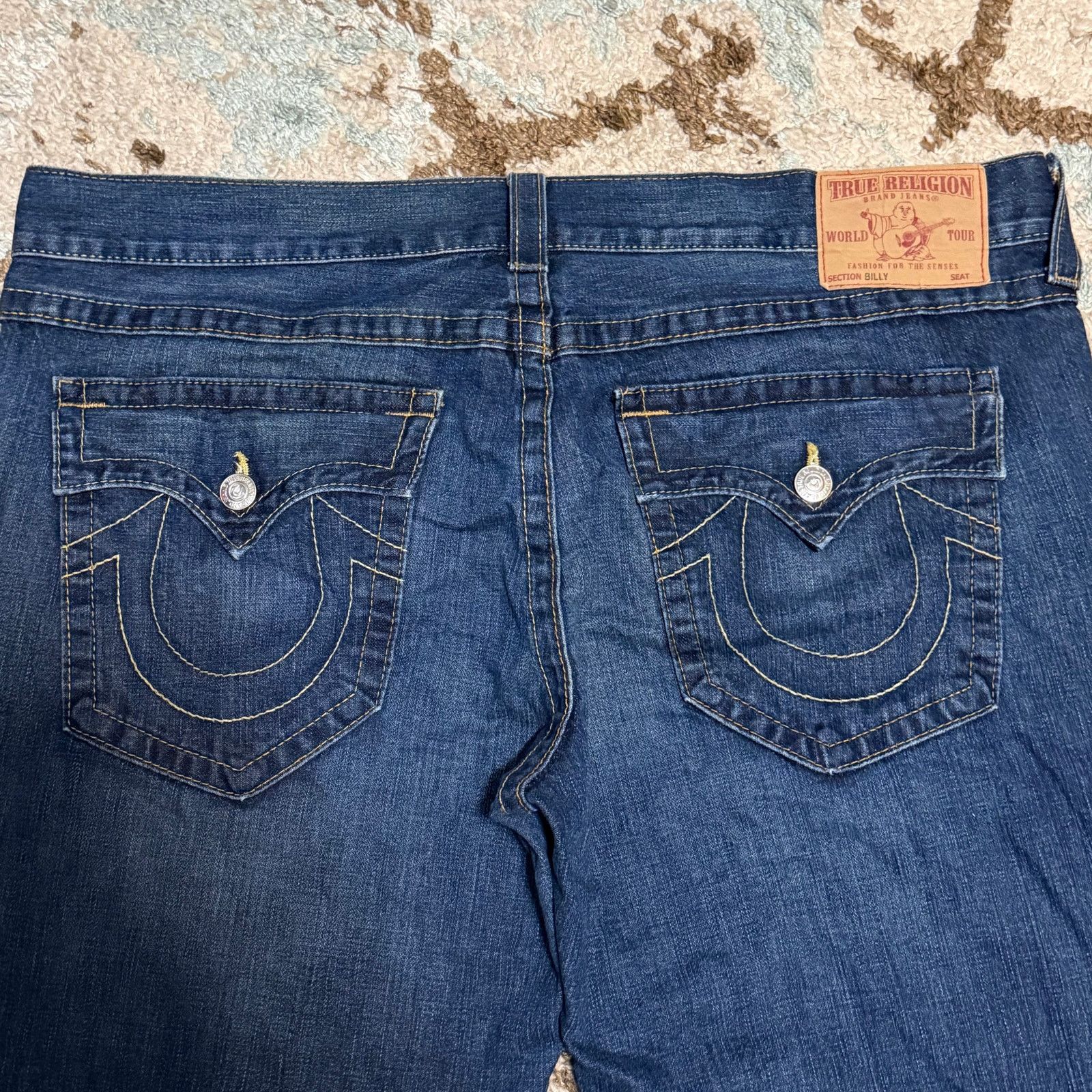 True Religion Vintage True Religion Mens Billy Jeans Size 42x33 Y2K Size US 42 / EU 58 - 3 Thumbnail