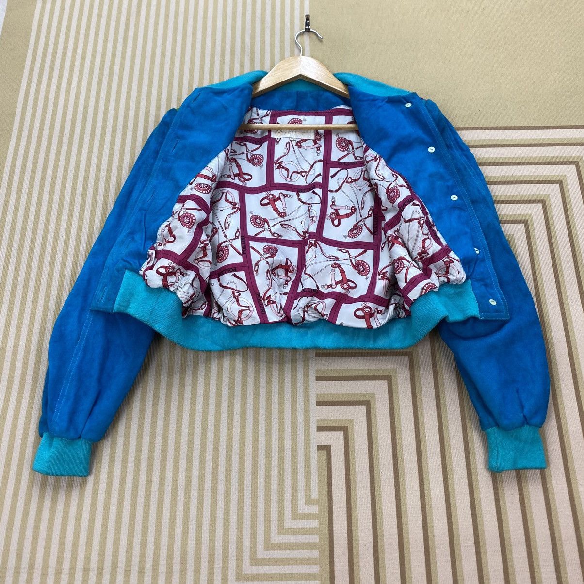 Pollini 🌺Vintage Polini Colourful Cropped Style Jacket Size S / US 4 / IT 40 - 3 Thumbnail