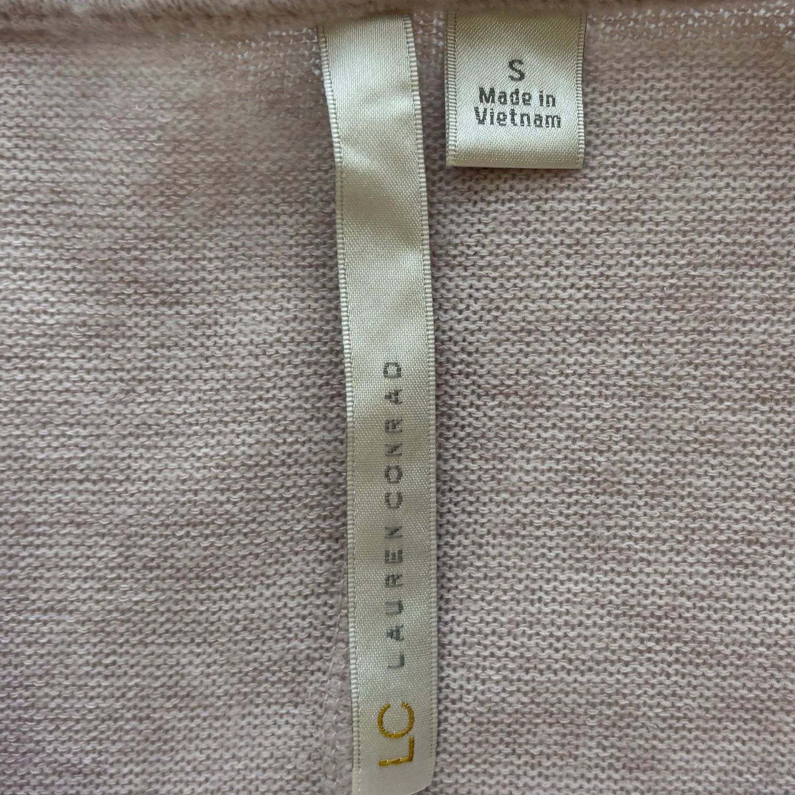 Other LC Lauren Conrad Soft Pink Cold Shoulder Tunic Sweater Sz S Size S / US 4 / IT 40 - 6 Thumbnail