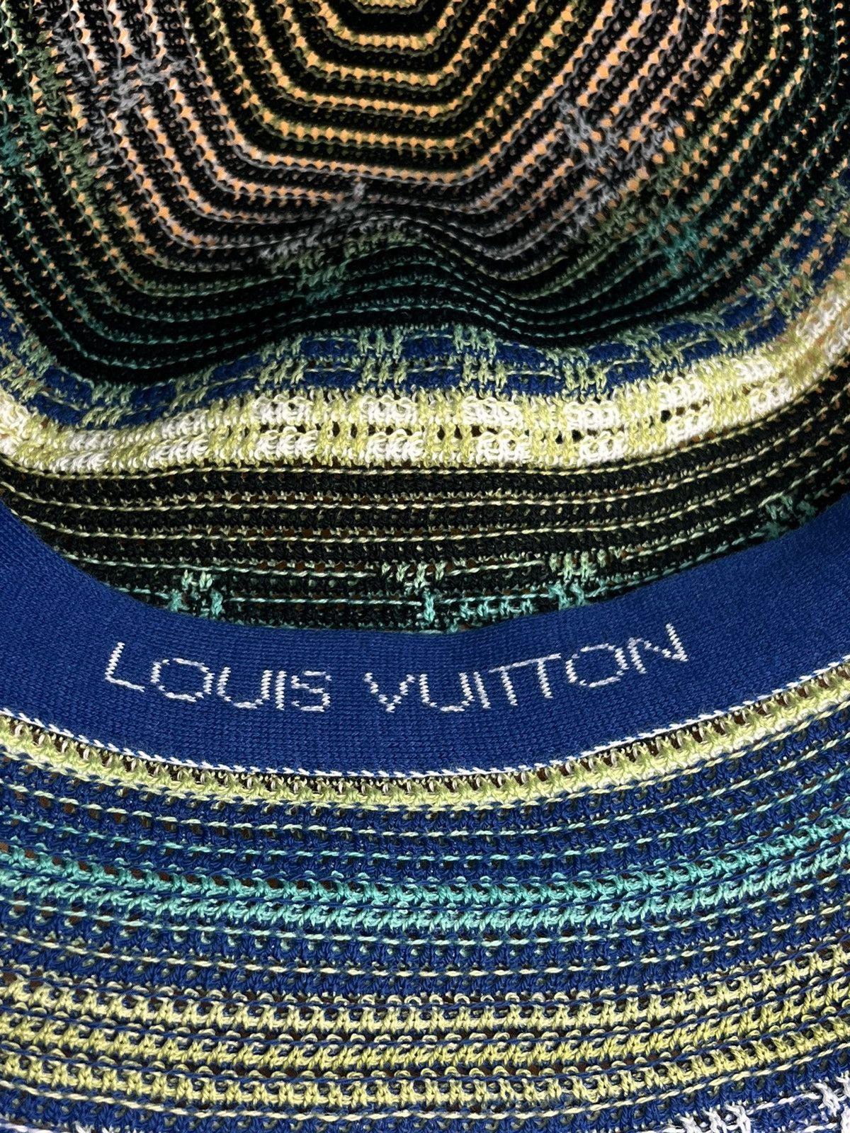 Louis Vuitton LV CROCHET STRIPE BUCKET HAT Size ONE SIZE - 4 Thumbnail