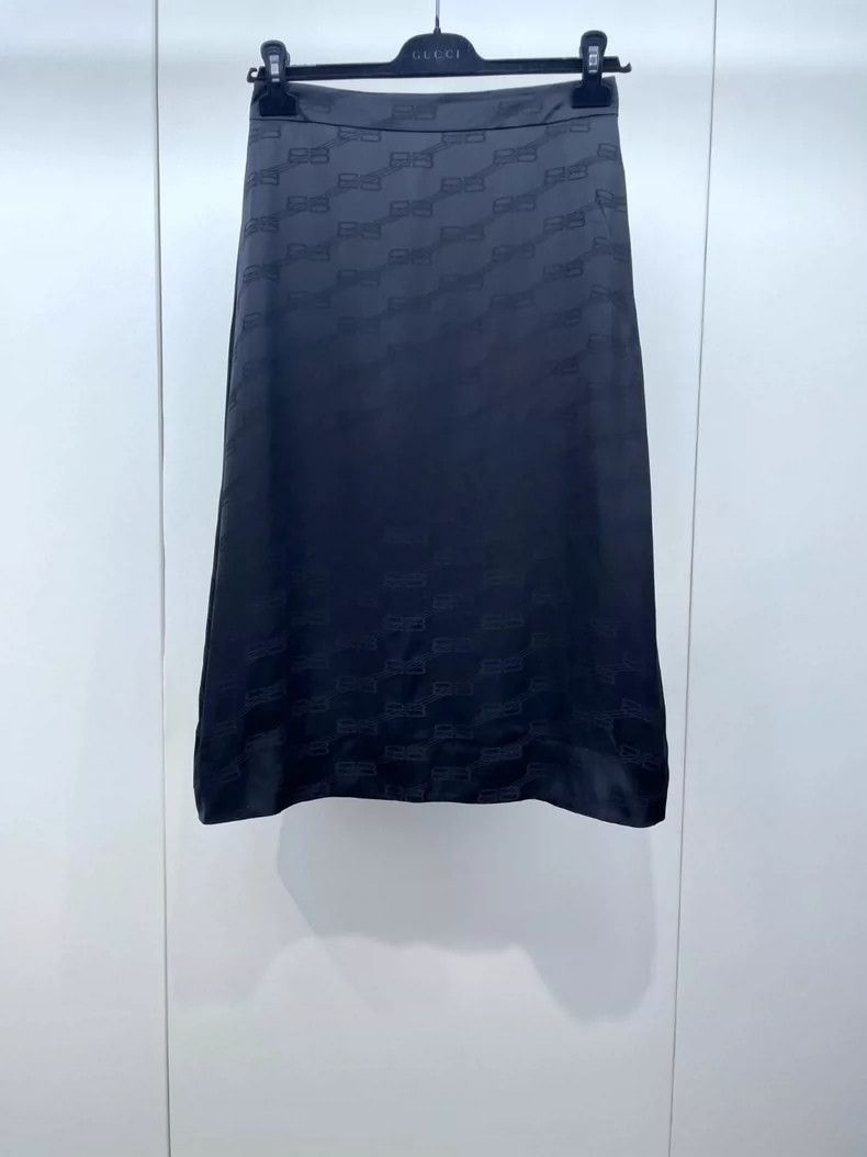 Balenciaga Balenciaga Black full print skirt Size 25" / US 0 / IT 36 - 1 Thumbnail