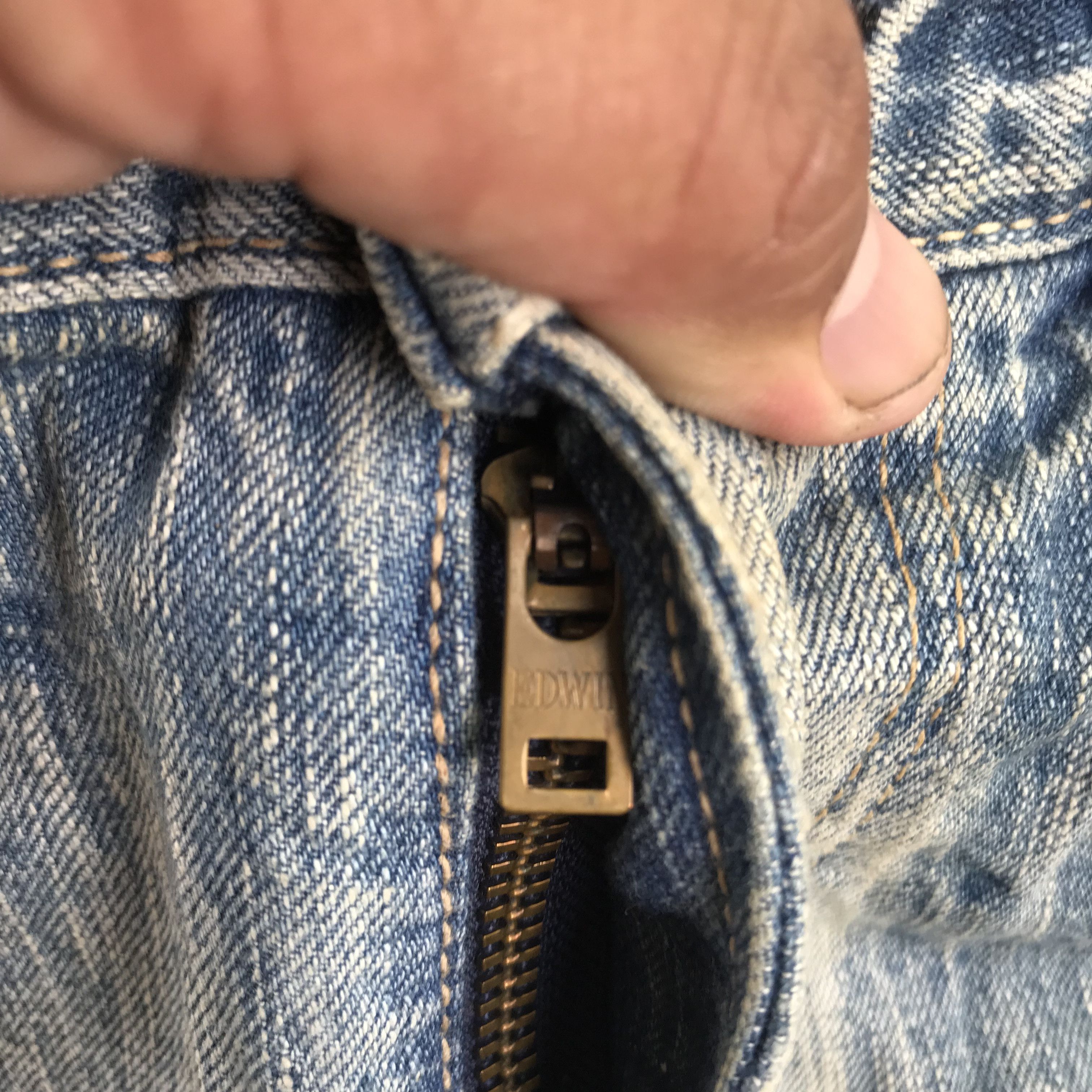 Edwin Vintage Edwin 502 Distressed Denim Acid Wash-Size 33 Size US 30 / EU 46 - 11 Thumbnail