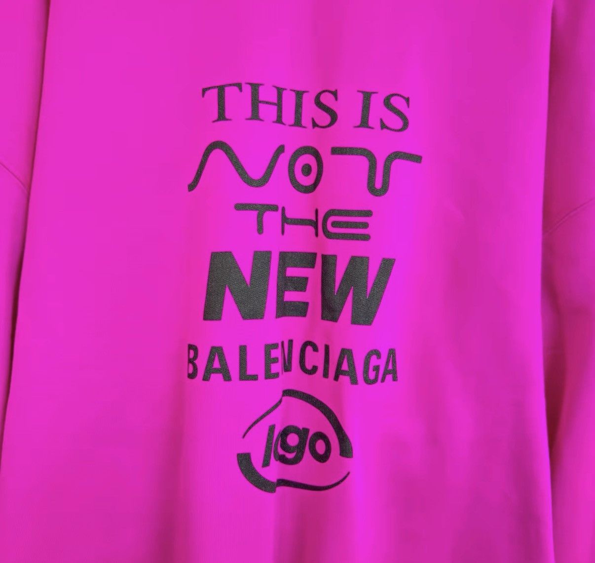 Balenciaga Balenciaga Pitaya Color Mock Neck Eco Fleece Sweatshirt K12 Size XS / US 0-2 / IT 36-38 - 5 Thumbnail