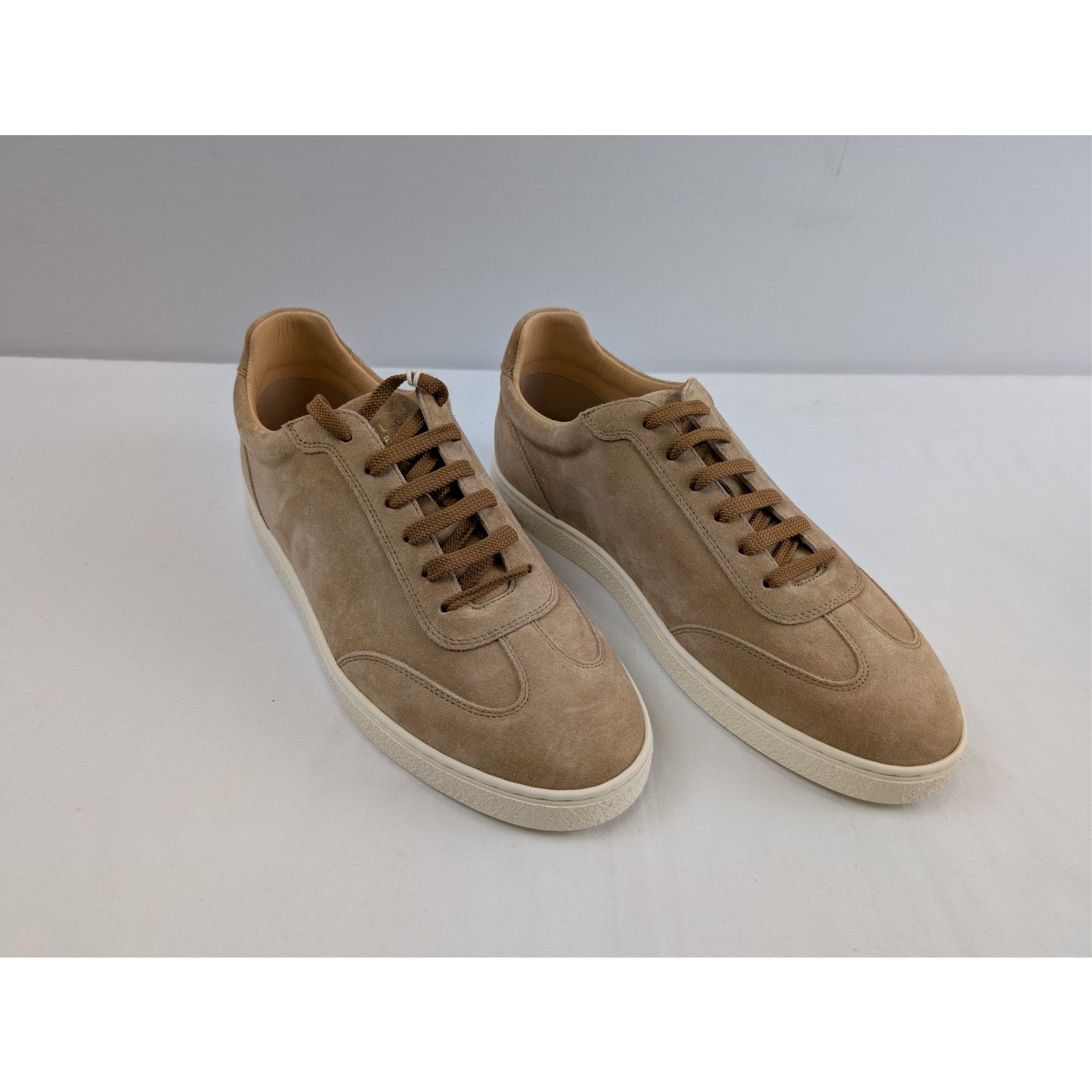 Brunello Cucinelli o1rshd1 'Coda di Rondine' suede sneakers in taupe/brown Size US 11 / EU 44 - 6 Thumbnail