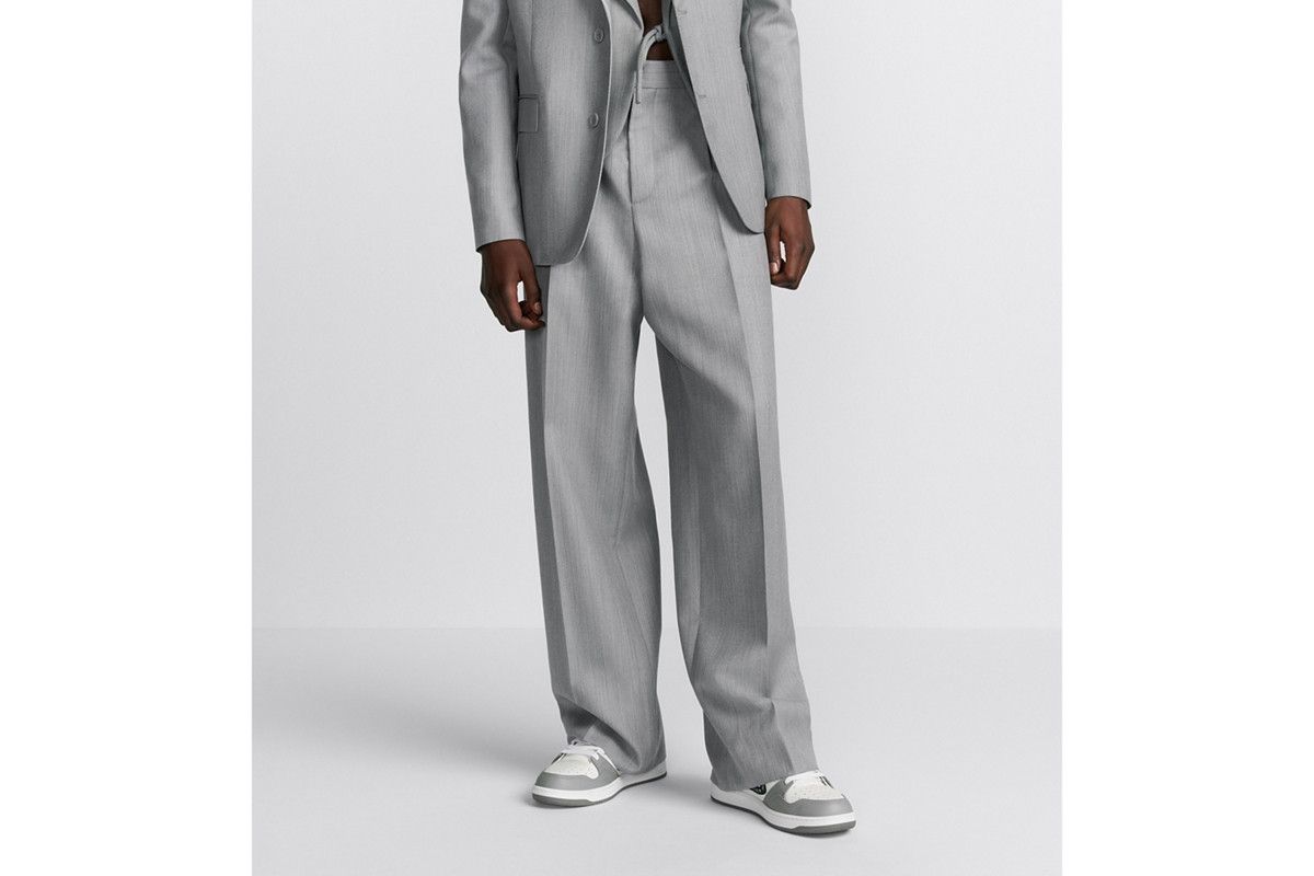 Dior o1bcso1str0226 Tailored Loose-Fit Pants in Grey Size US 32 / EU 48 - 5 Thumbnail