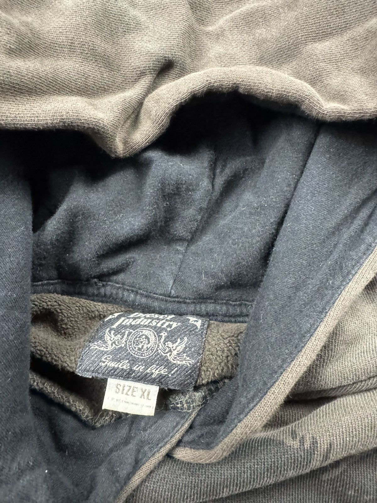 Diesel Vintage FADED DIESEL Distressed zip hoodie avangarde Japan Size US XL / EU 56 / 4 - 7 Thumbnail