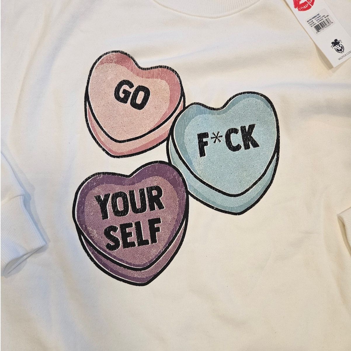 Wildfox Wildfox Couture Vanilla Go F*ck Yourself Sweatshirt sz XS Size XS / US 0-2 / IT 36-38 - 5 Thumbnail