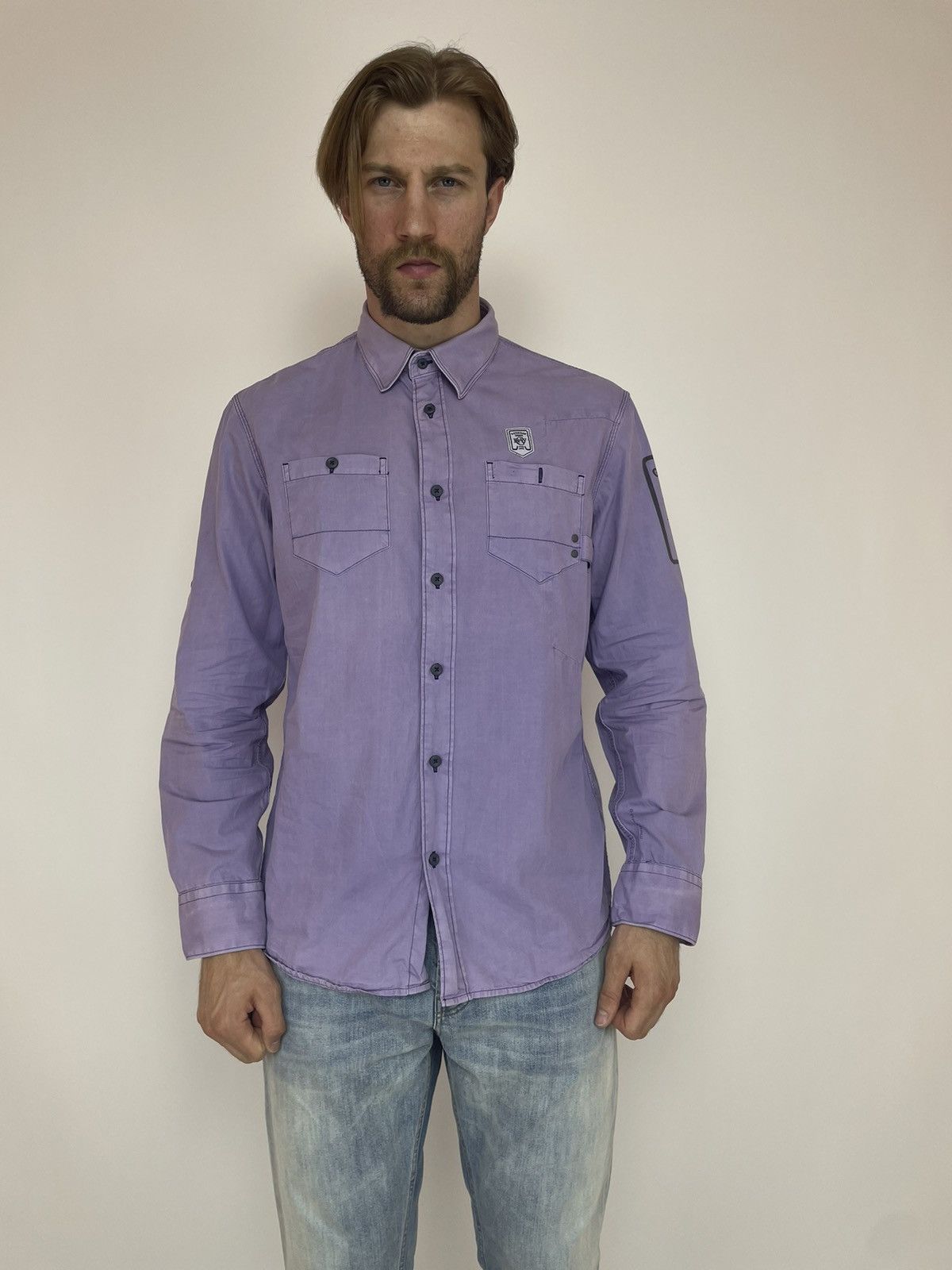 G-Star G-Star RAW WORK LAWRENCE SHIRT L/S Mens size 2XL Size US XXL / EU 58 / 5 - 7 Thumbnail
