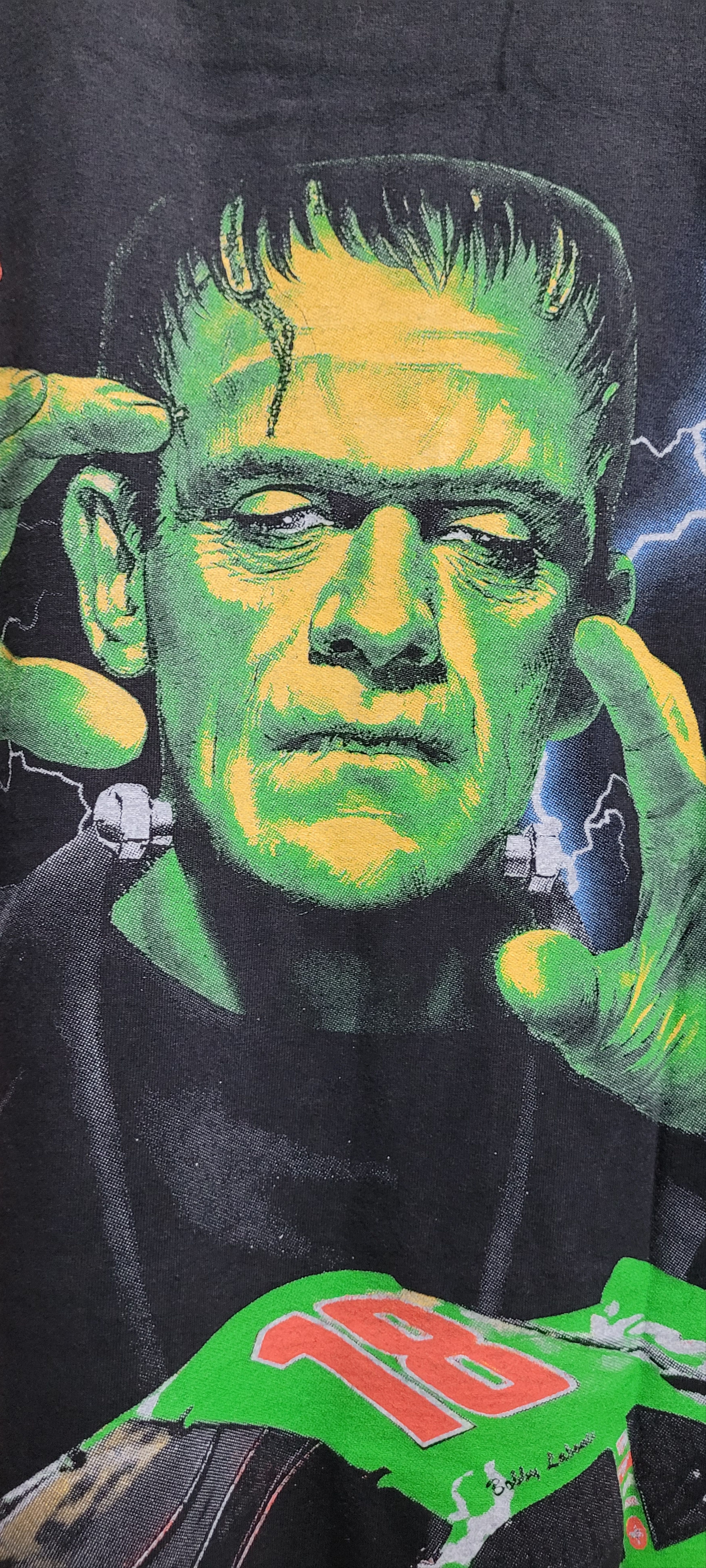 FOR OTHERS 1980 Frankenstein NASCAR Bobby Labonte Hallowen Fansmade Size US XL / EU 56 / 4 - 3 Thumbnail