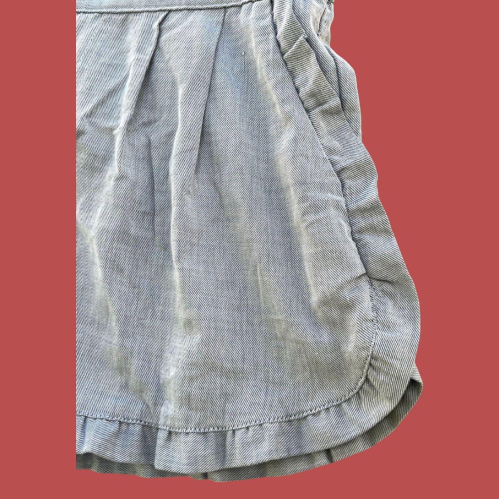 Other Who What Wear - Women's Cotton Shorts Ruffle Edge - Light Bl Size 28" / US 6 / IT 42 - 11 Thumbnail