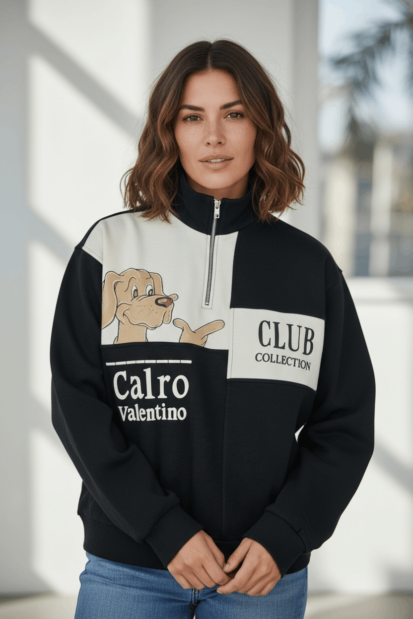 CALRO VALENTINO Club Collection Jumper Sweatshirt