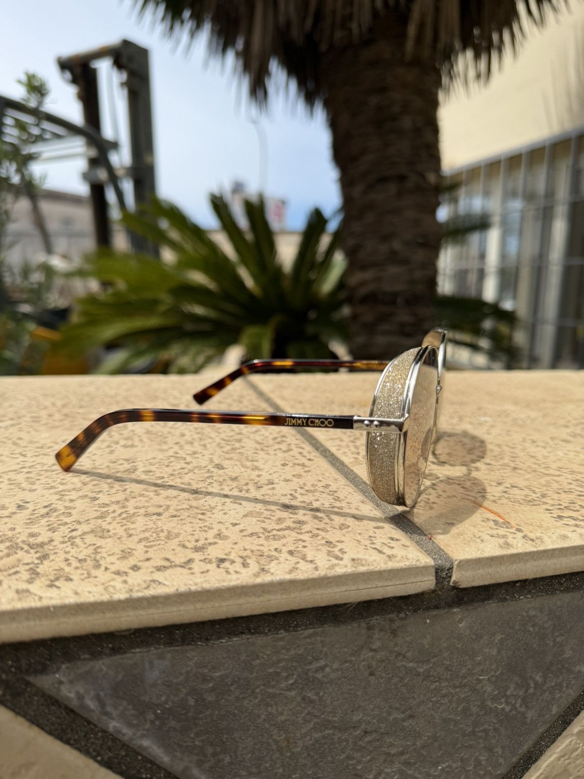 Jimmy Choo Jimmy Choo Sunglasses Vintage Dark Brown Size ONE SIZE - 2 Thumbnail