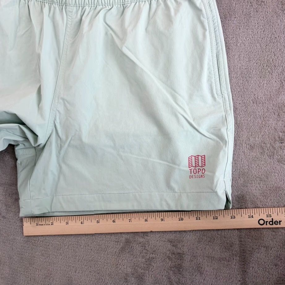 Topo Designs Topo Designs Performance Bermuda Shorts Women L Green Stretch 4" Relaxed Fit Activewear Hiking Logo NL VN Designer Modern Size 36" / US 14 / IT 50 - 7 Thumbnail