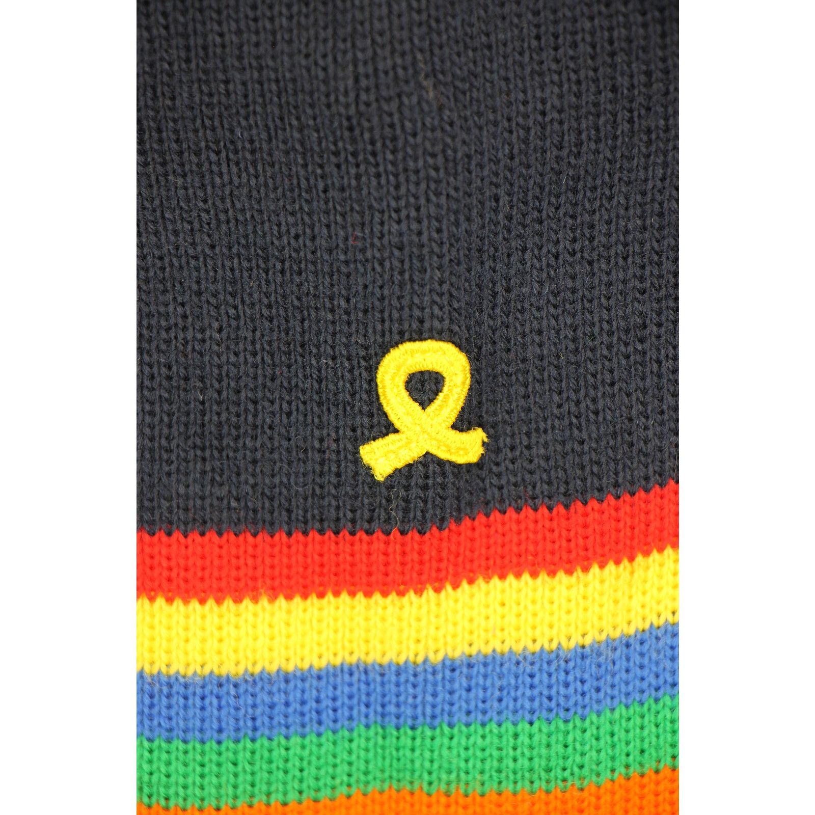 Vintage Vintage Demetre Rainbow Striped Ski Funky Knit Sweater Size XS / US 0-2 / IT 36-38 - 5 Thumbnail