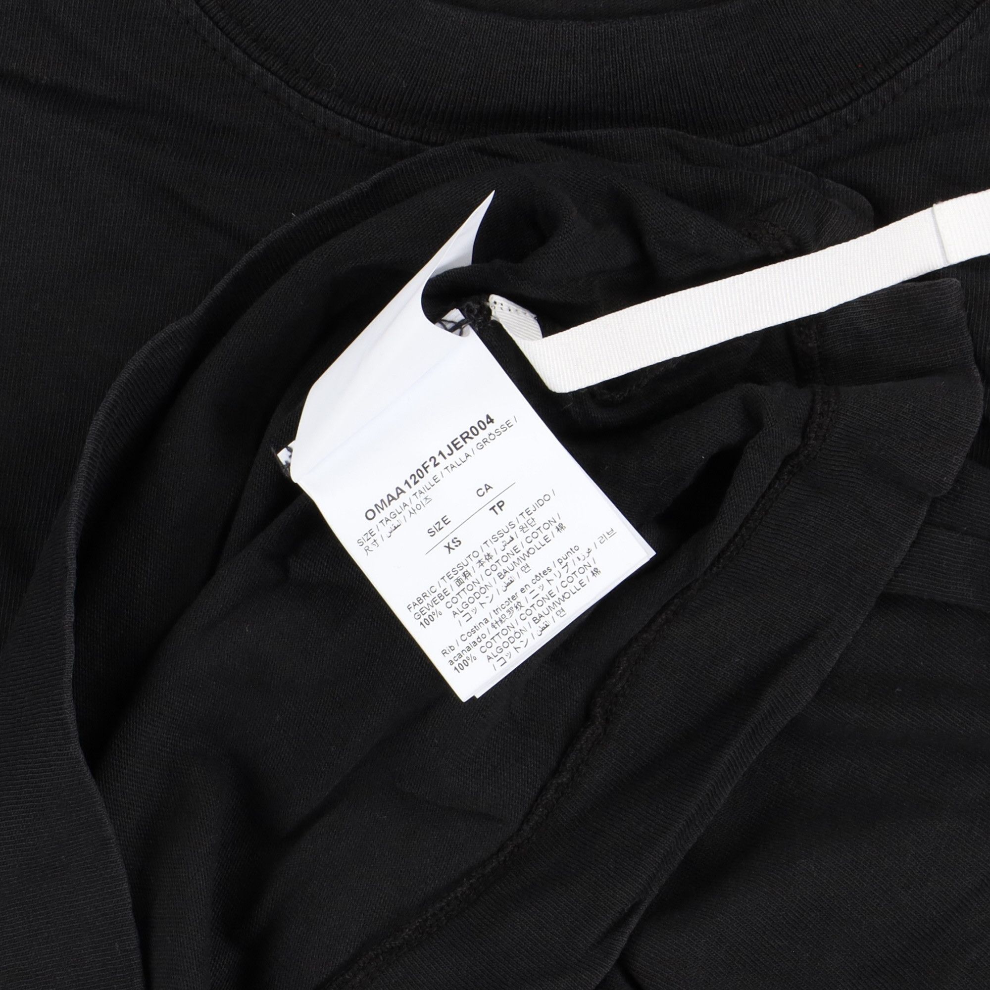 Off-White Washed Black Vintage Logo Oversized Skate T-Shirt Size XS / US 0-2 / IT 36-38 - 6 Thumbnail