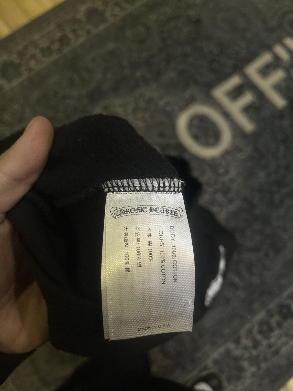 Chrome Hearts CHROME HEARTS FLORAL BLACK HOODIE Size US M / EU 48-50 / 2 - 4 Thumbnail