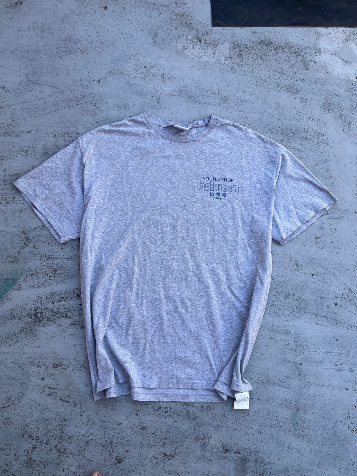 Hysteric Glamour Sound Shop Balansa "Parc" Logo Grey Heather T-Shirt Size US S / EU 44-46 / 1 - 2 Thumbnail